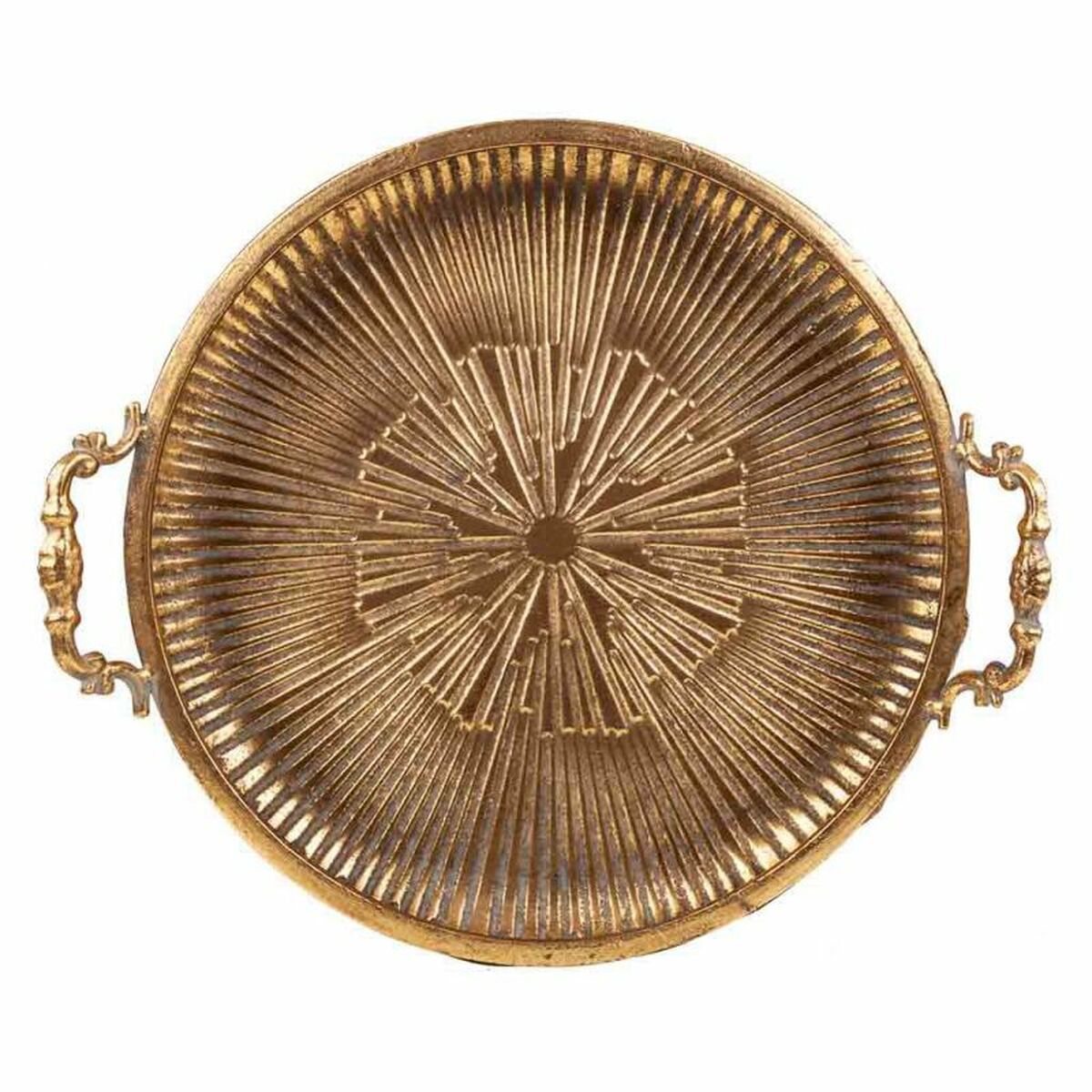 Bordsdekoration Alexandra House Living Gyllene Järn 32 x 10 x 38 cm - 4