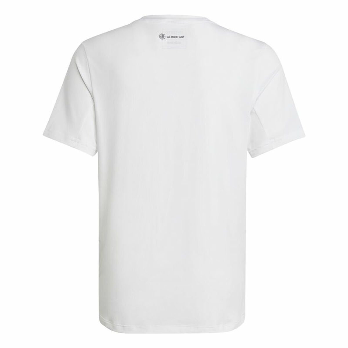 Barn T-shirt med kortärm Adidas Train Icons Vit - 2