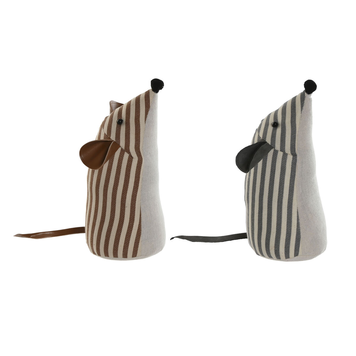Dörrstopp Home ESPRIT Polyester 13 x 13 x 26 cm (2 antal)