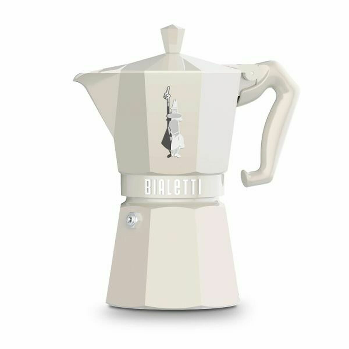 Italiensk Kaffepanna Bialetti MOKA EXCLUSIVE CREAM 6T Kräm Aluminium 6 Koppar