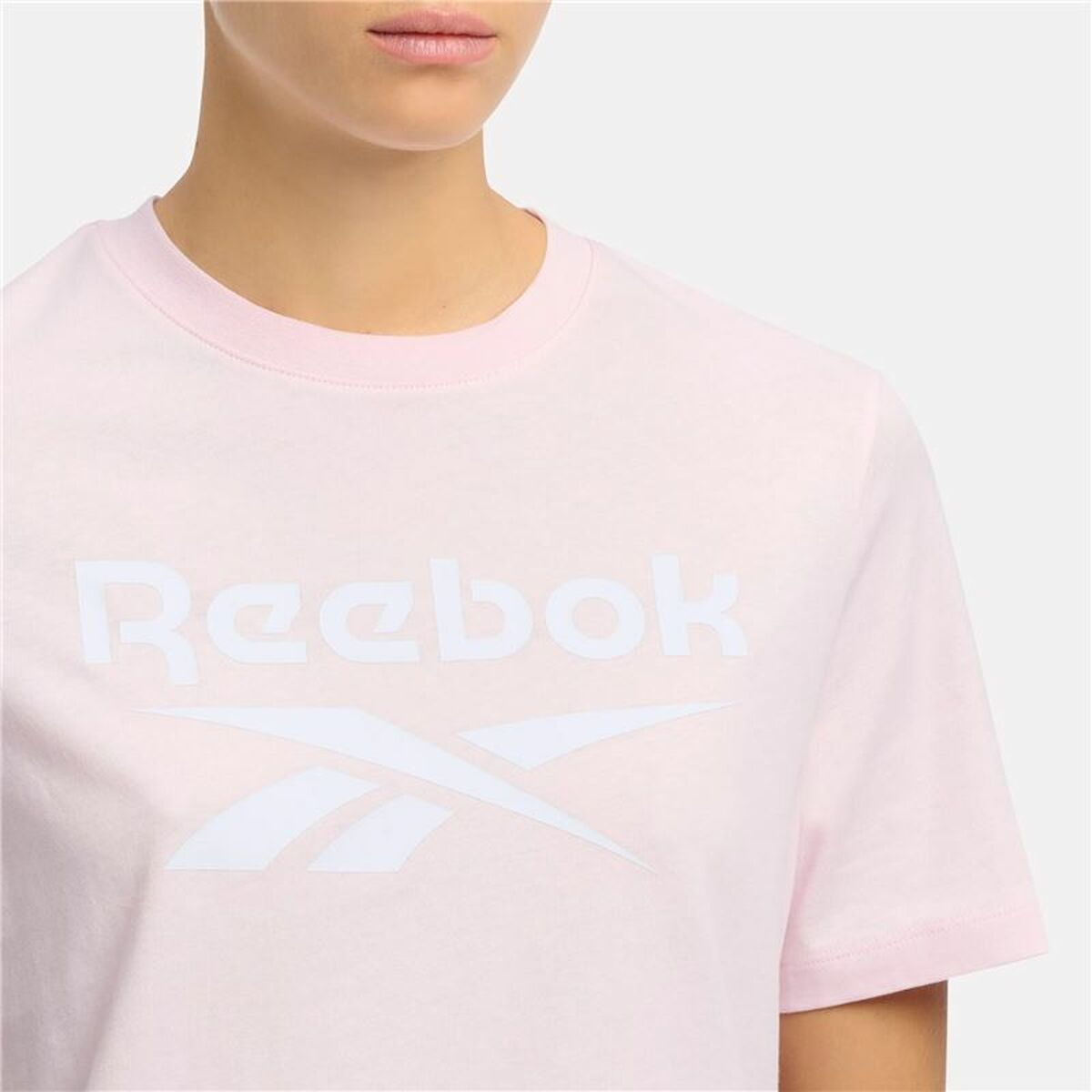 T-shirt med kortärm Dam Reebok Identity Big Rosa - 2