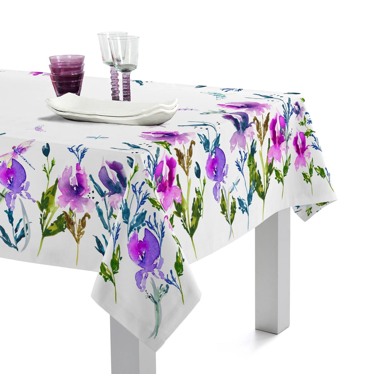 Bordsduk HappyFriday Midnight iris Multicolour 150 x 250 cm - 4