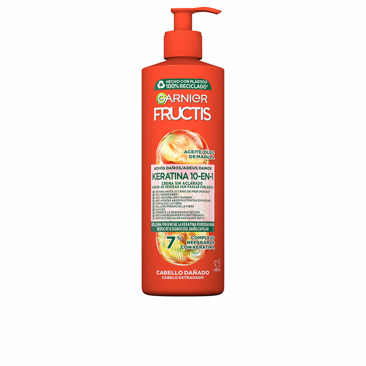 reparerande creme som ej behöver sköljas ut Garnier Fructis 400 ml Keratin 10-i-1