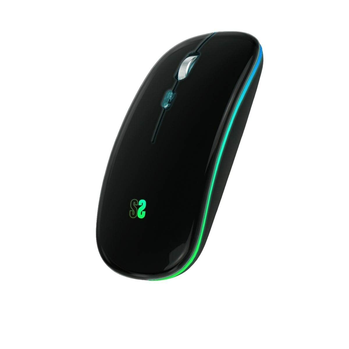 Optisk Mus Ergonomisk Subblim SUBMO-LDFLAT1 Svart 1600 dpi