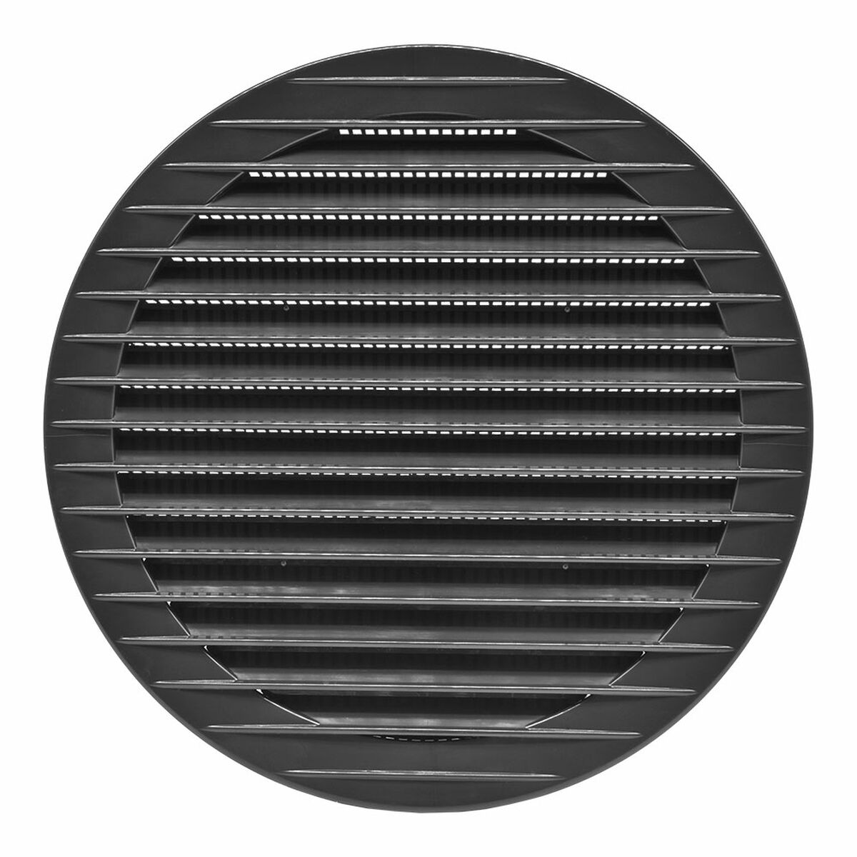 Ventilationsgaller EDM 87722 Antracitgrå Ø 15 cm