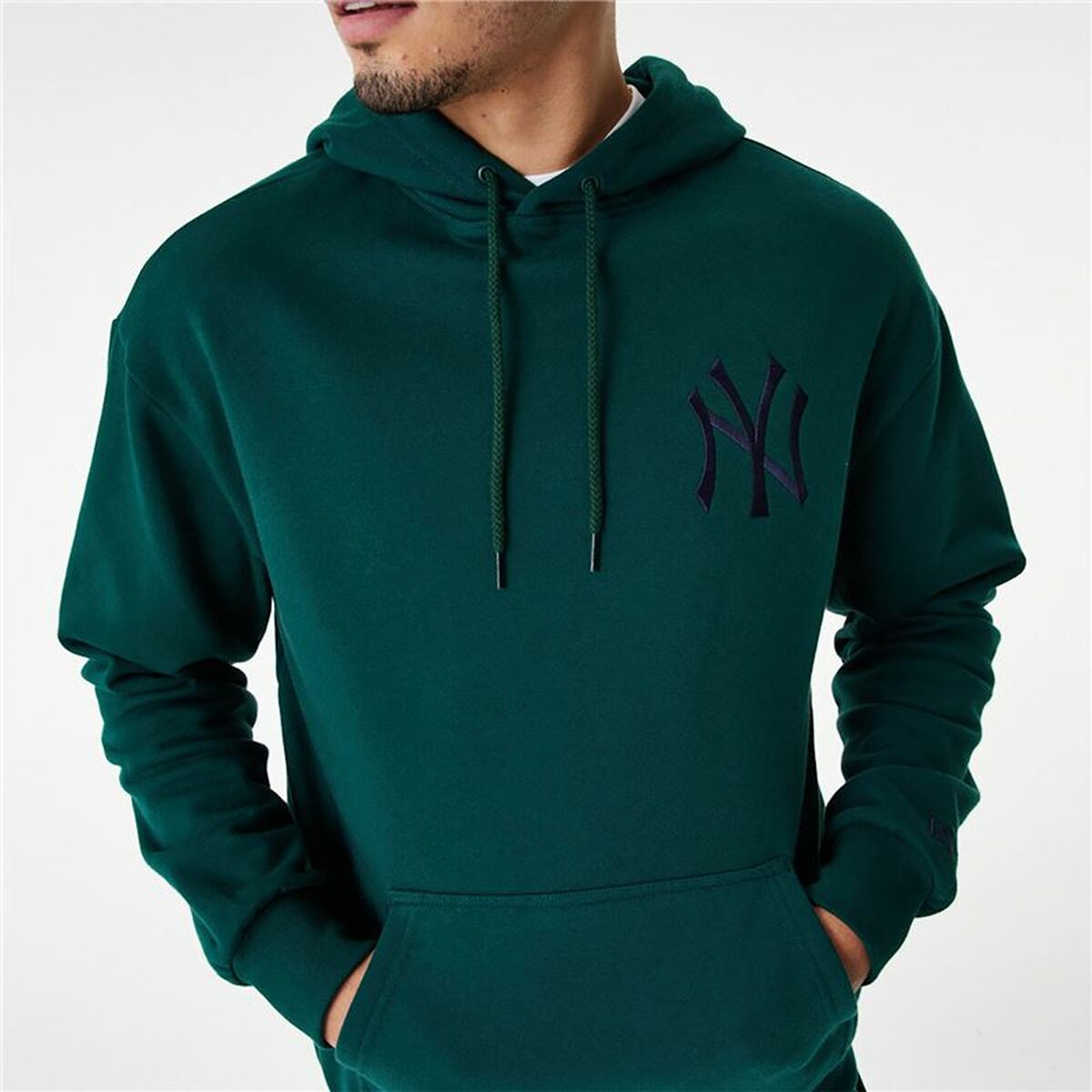 Tröja med huva Barn New Era League Essentials New York Yankees Mörkgrön - 5