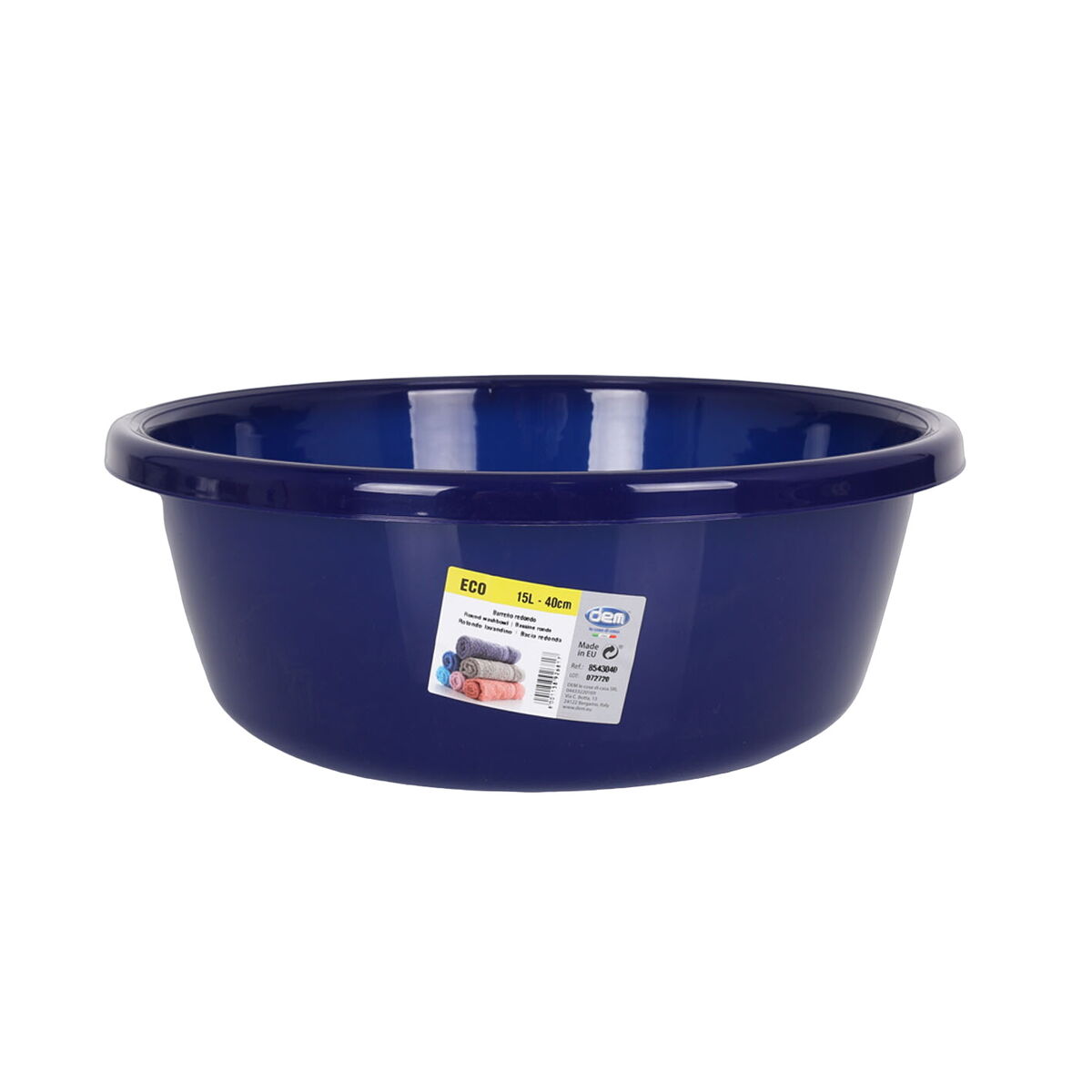 Tvättbalja Dem Eco 41 x 16 cm Rund Blå - 2