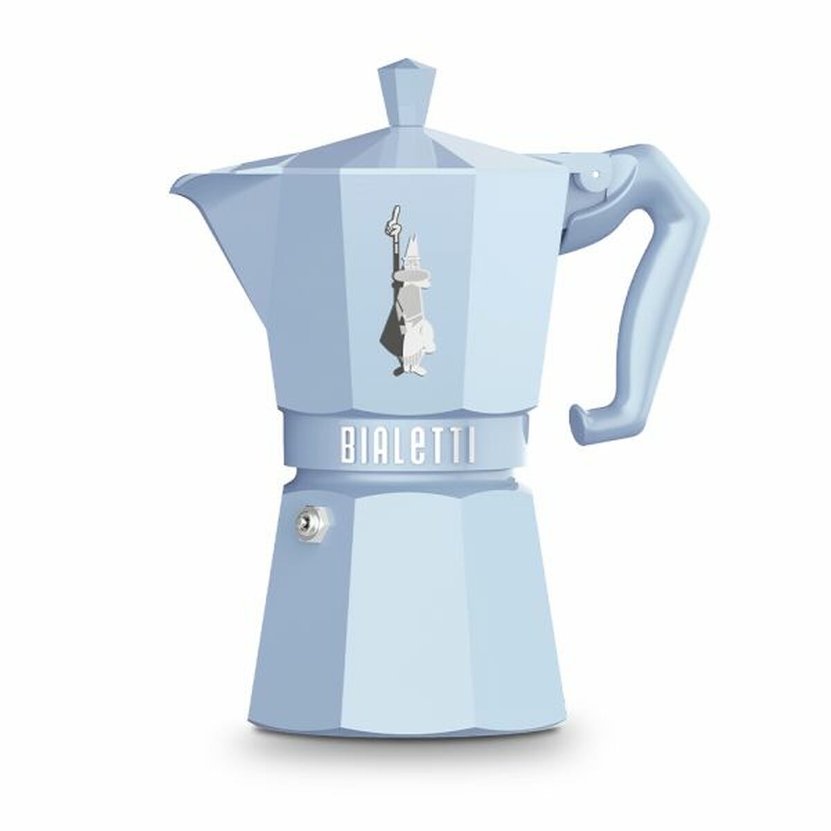 Italiensk Kaffepanna Bialetti MOKA EXCLUSIVE Blå Aluminium 6 Koppar