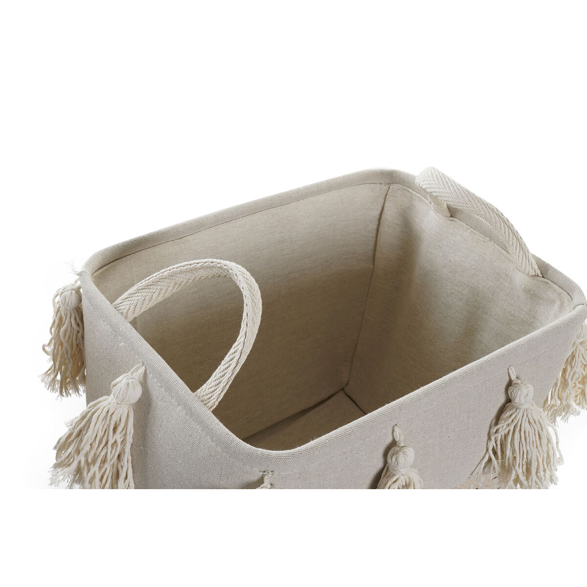 Korg - set DKD Home Decor Polyester Frans (40 x 30 x 30 cm) - 4