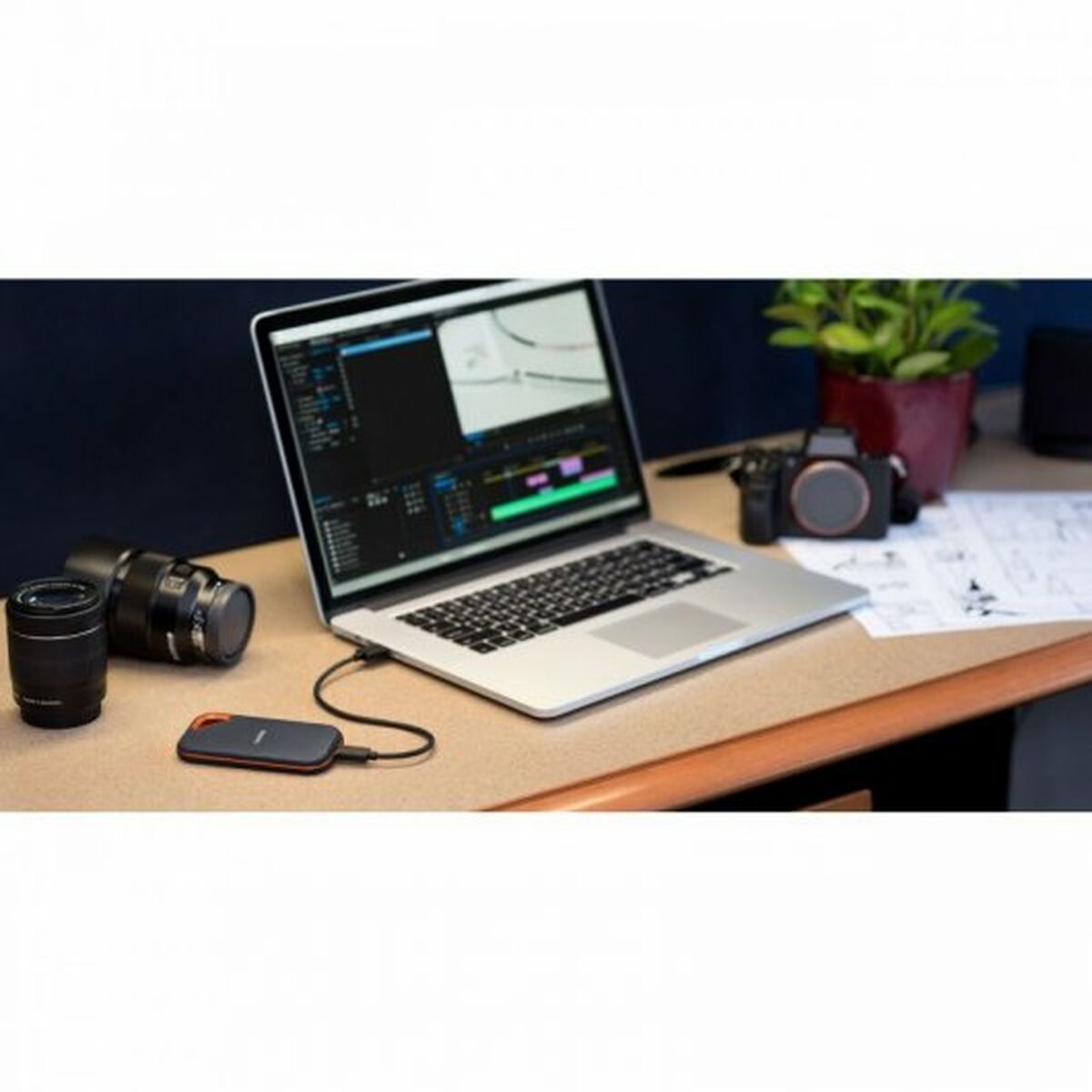 Extern Hårddisk SanDisk SDSSDE81-1T00-G25 1 TB 1 TB SSD - 2