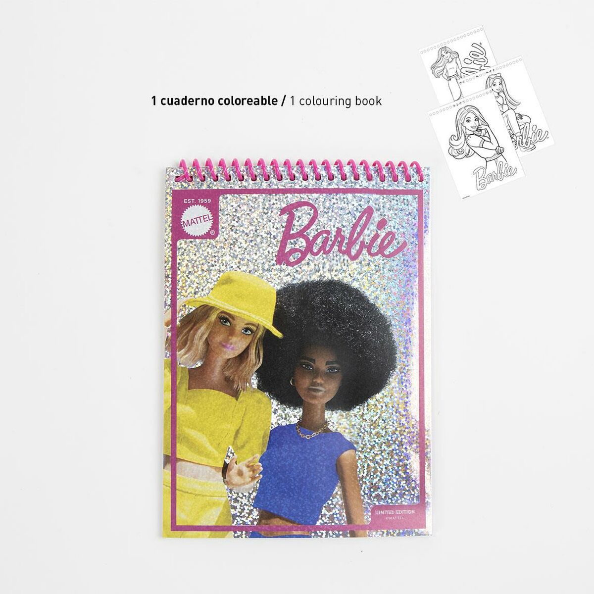 Brevpapper Set Barbie Rosa - 6