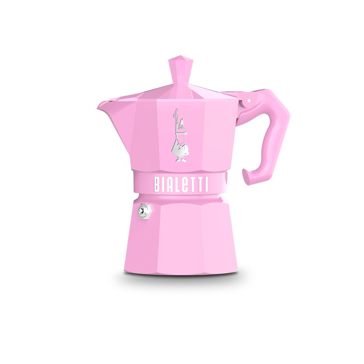 Italiensk Kaffepanna Bialetti MOKA EXCLUSIVE 3T Rosa Aluminium Plast Bakelit 3 Csészék