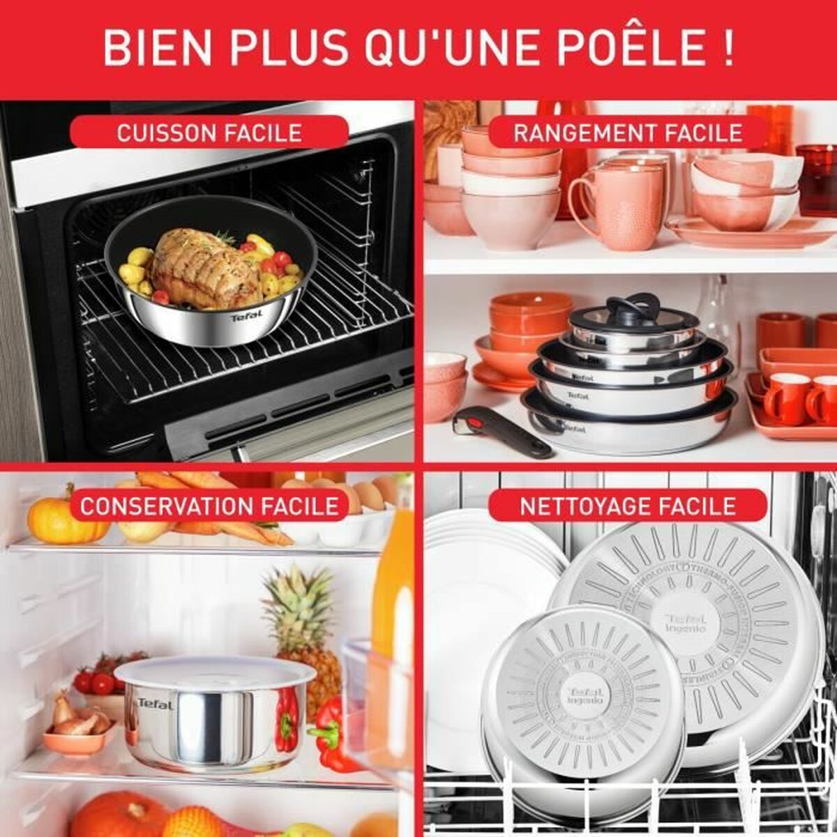 Kastrullset Tefal   13 Delar - 5
