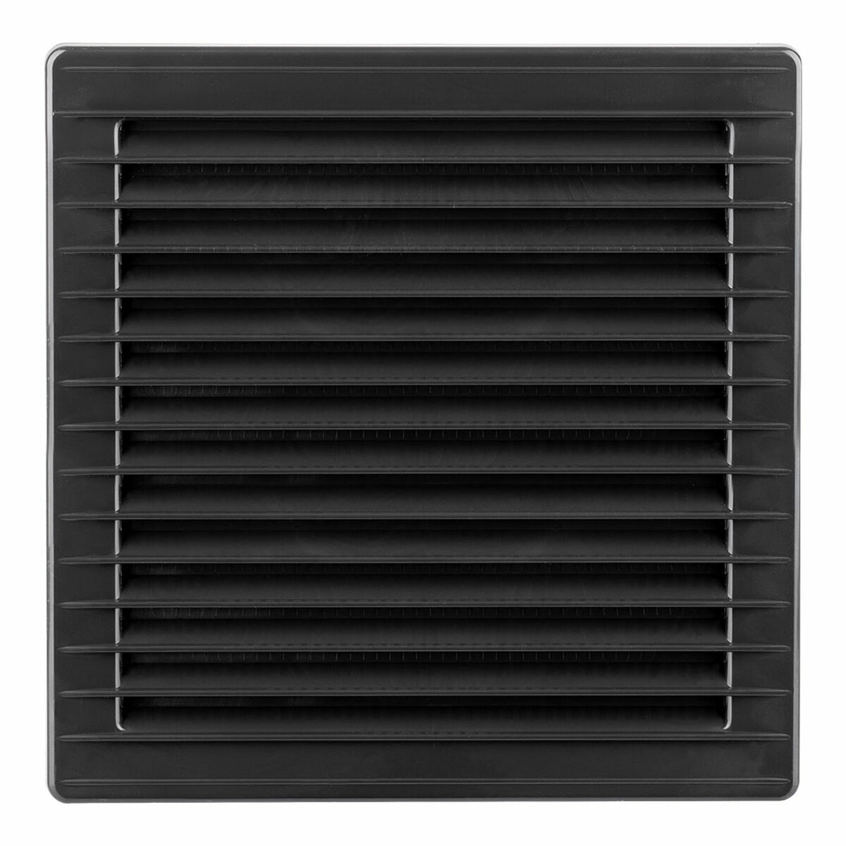 Ventilationsgaller EDM 87726 Antracitgrå 17 x 17 x 1,15 cm Myggnät
