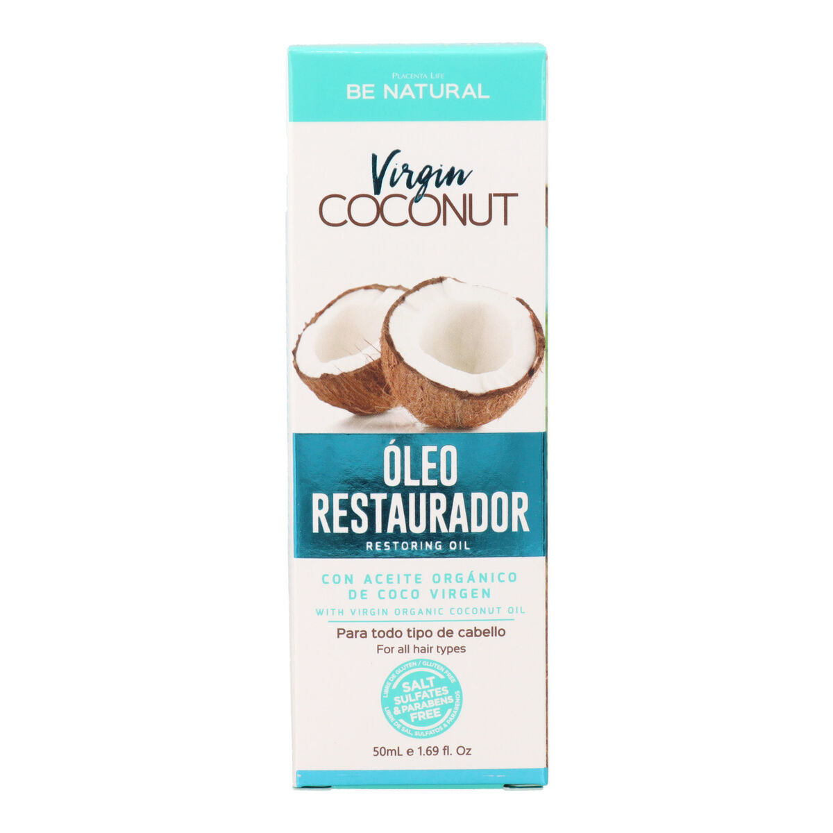 Återställande olja Be Natural Night Restructuring Vitamins 50 ml Kokosnöt