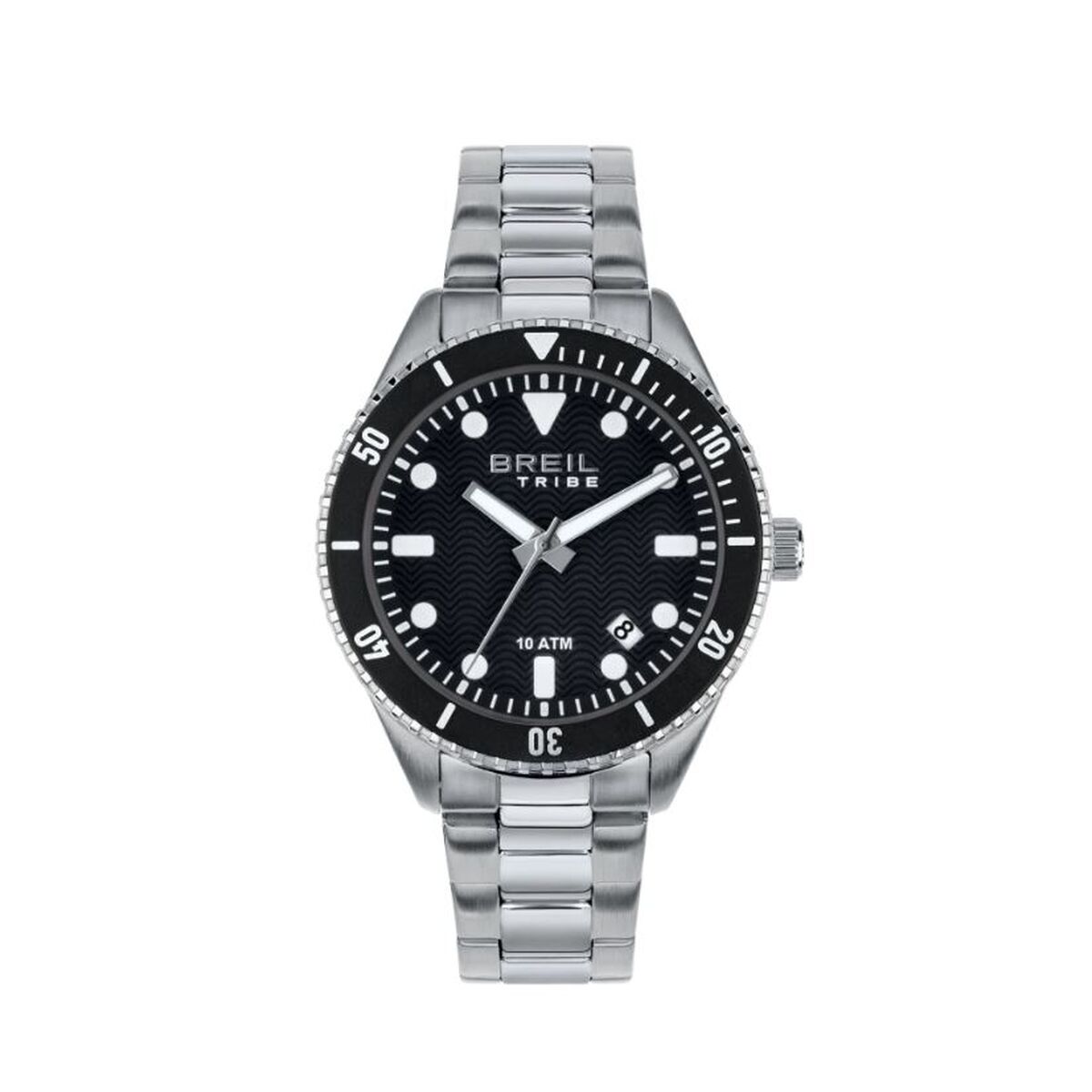 Herrklocka Breil EW0716 Svart Silvrig (Ø 39 mm)