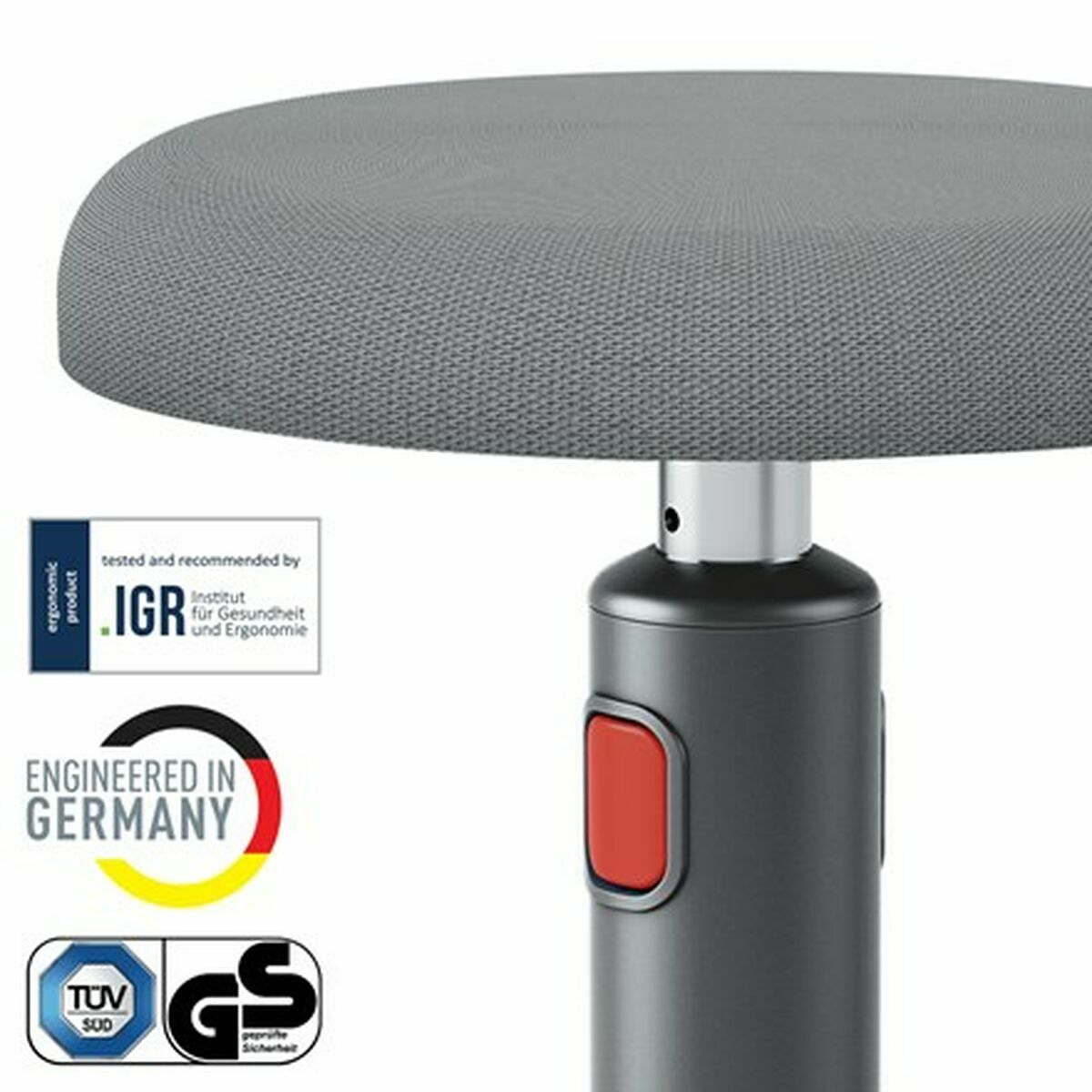Ergonomisk Pall Leitz Ergo Cosy Active Plast - 5