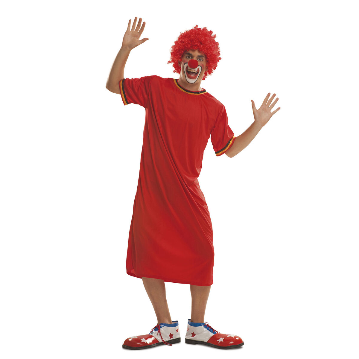 Maskeraddräkt vuxna My Other Me Röd Clown XXL - 4