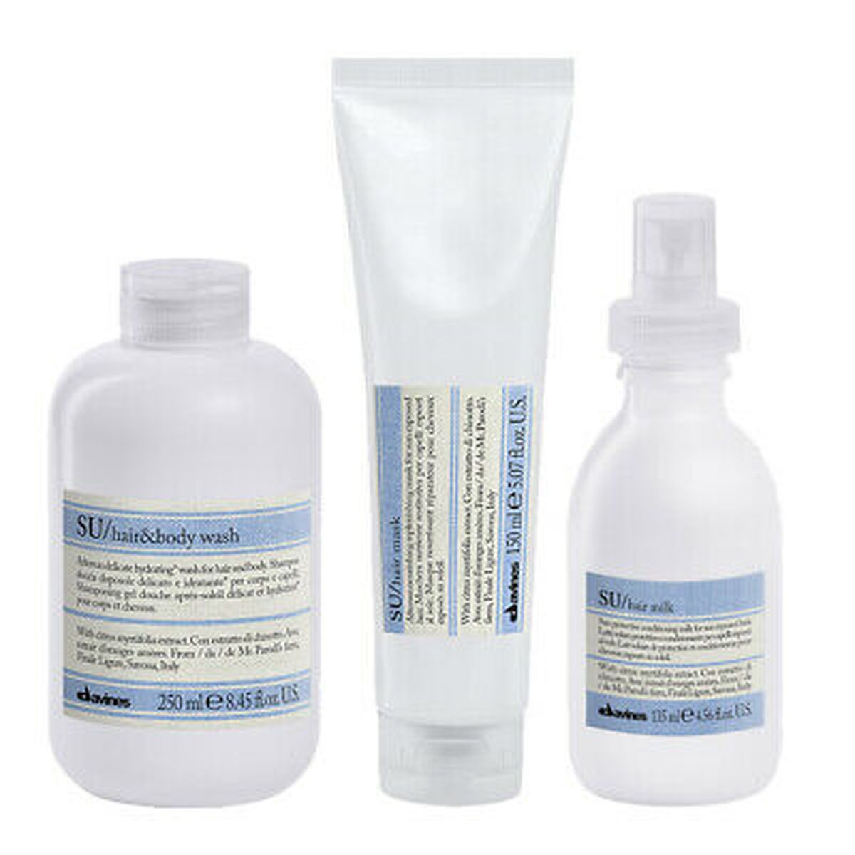 Torrschampo Davines Su Hair Milk 50 ml