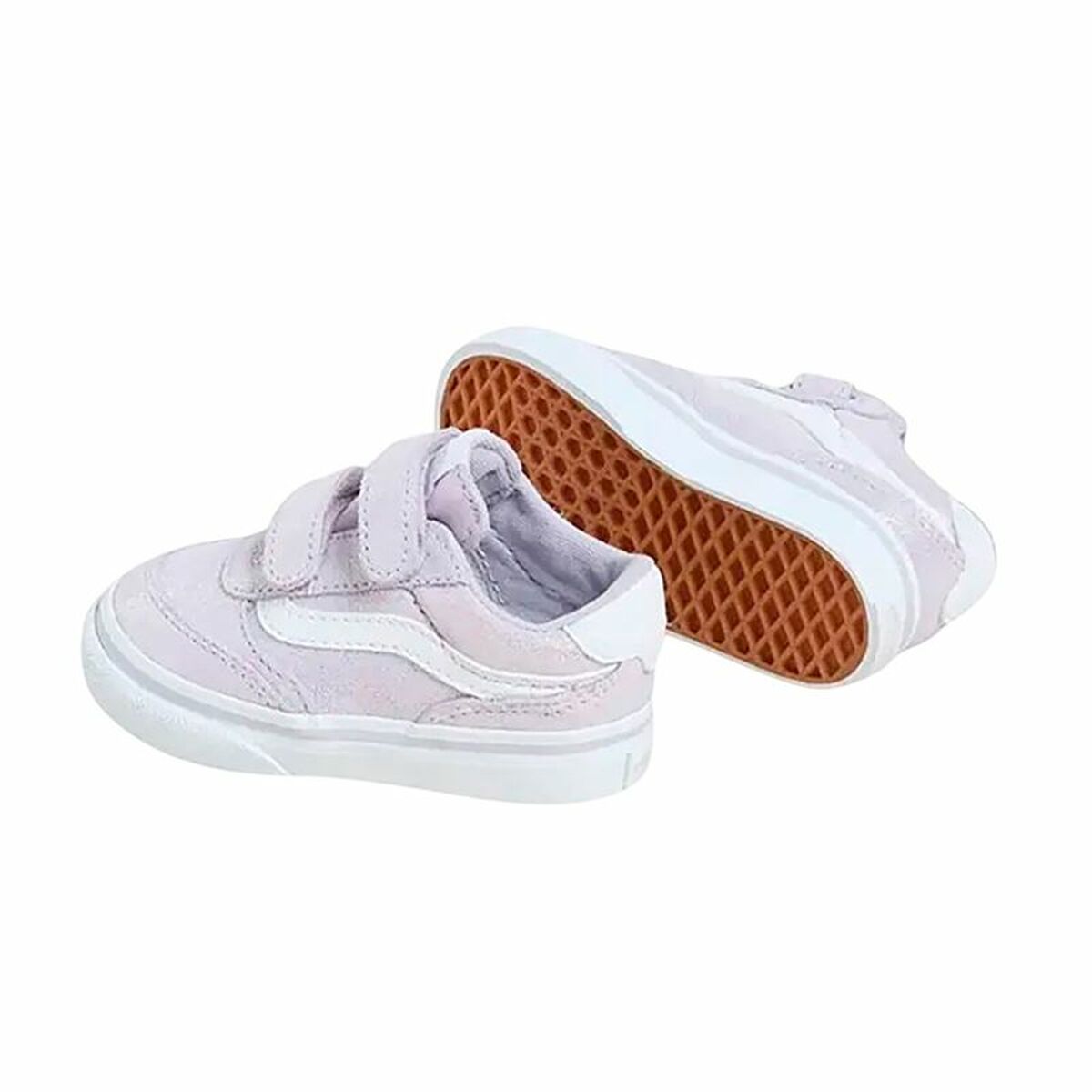 Badskor för småbarn Vans Brooklyn Ls V Foil Lavendel - 2