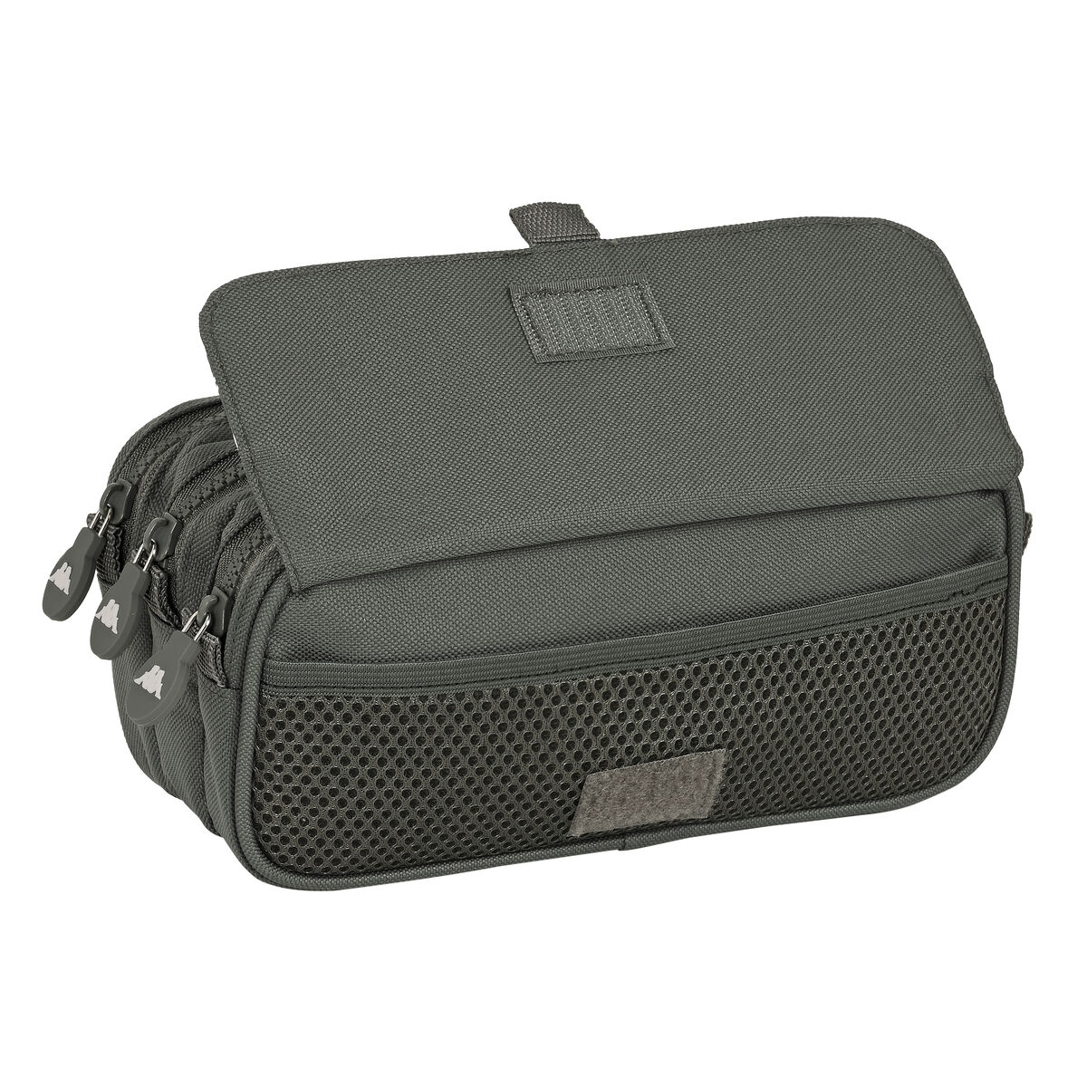 Tredubbel Carry-all Kappa 21,5 x 10 x 8 cm Grå - 7