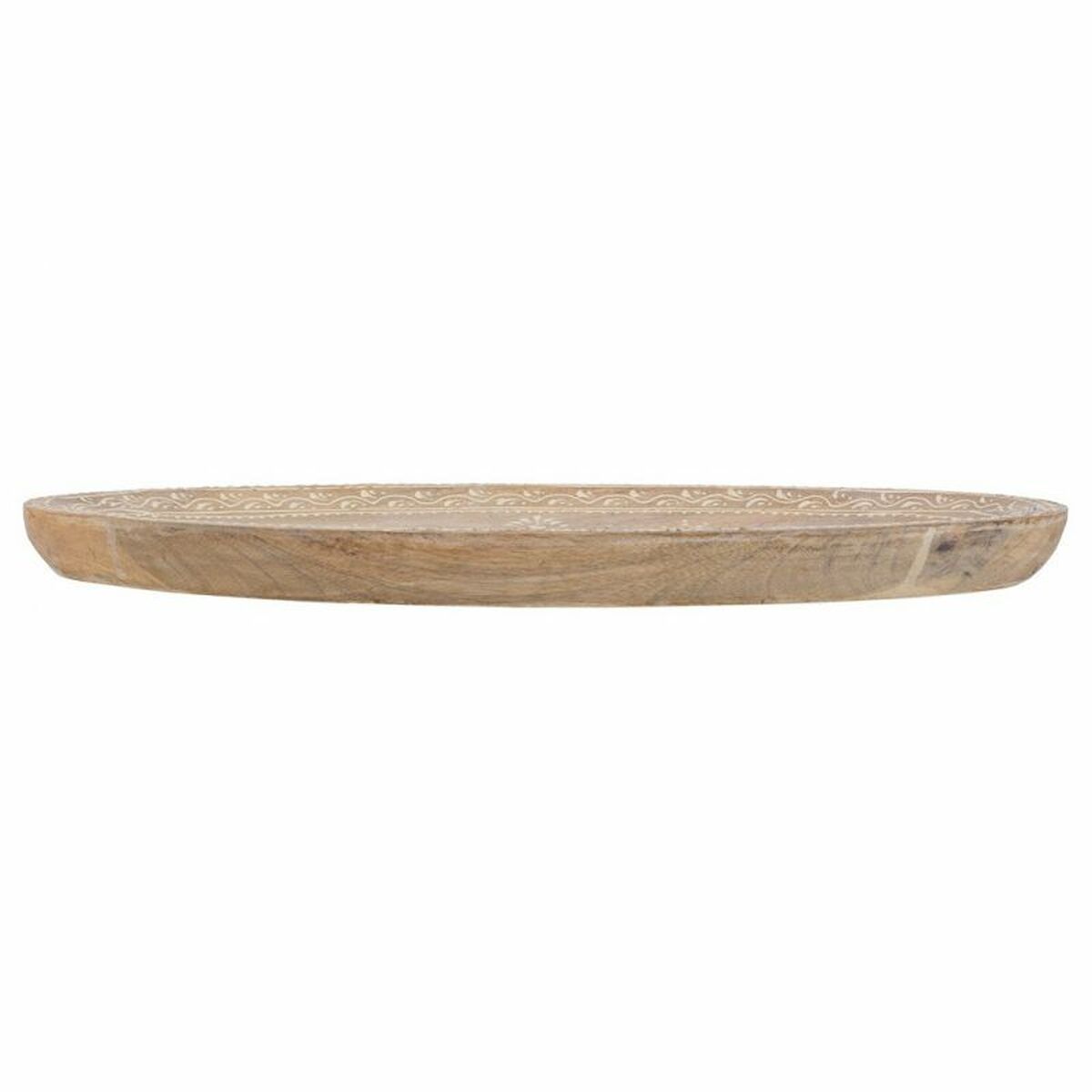 Bordsdekoration Alexandra House Living Vit Naturell Mangoträ 19 x 3 x 38 cm - 3