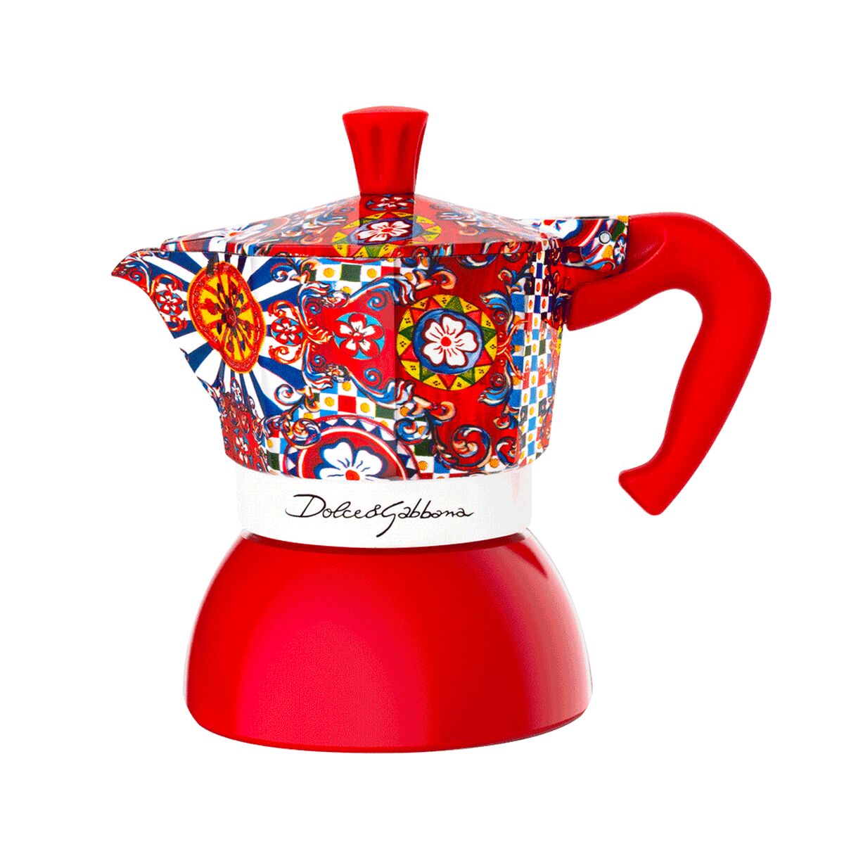 Italiensk Kaffepanna Bialetti 0005337 Röd Aluminium 2 Csészék