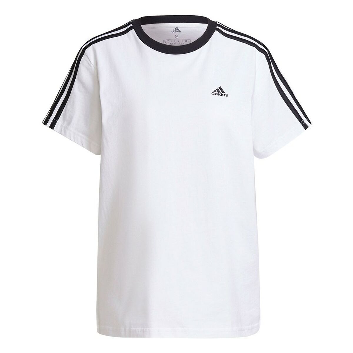 T-shirt med kortärm Herr Adidas Vit