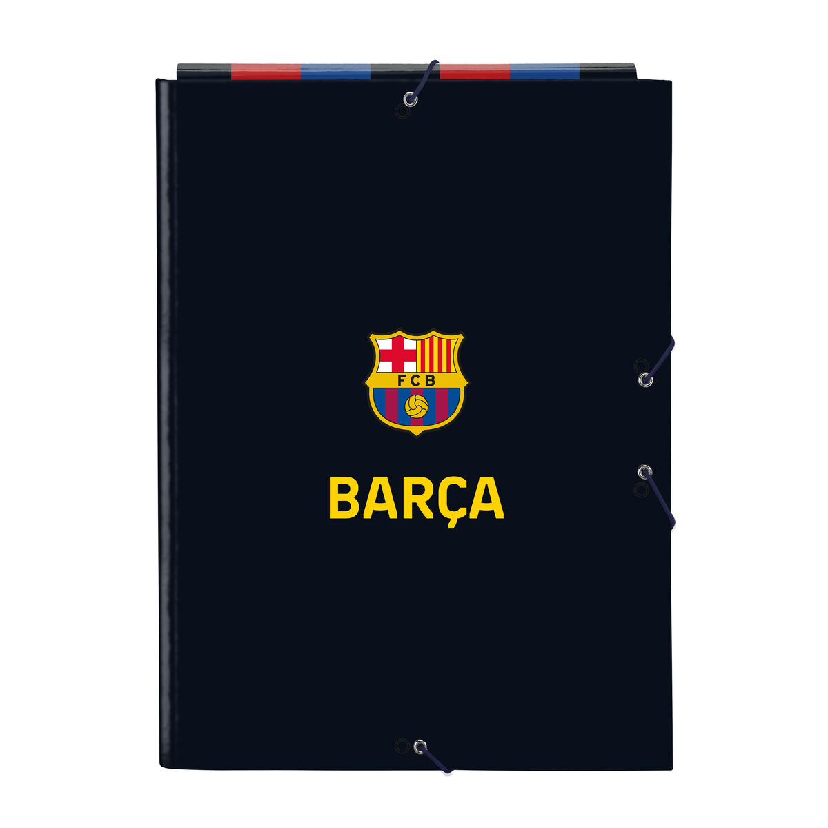 Folder F.C. Barcelona Rödbrun Marinblå A4 (26 x 33.5 x 2.5 cm)