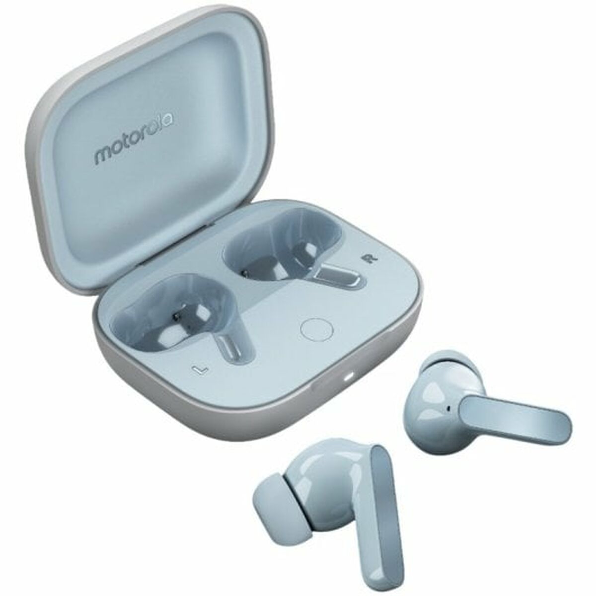 Ear Bluetooth hörlurar Motorola Buds Blå - 2