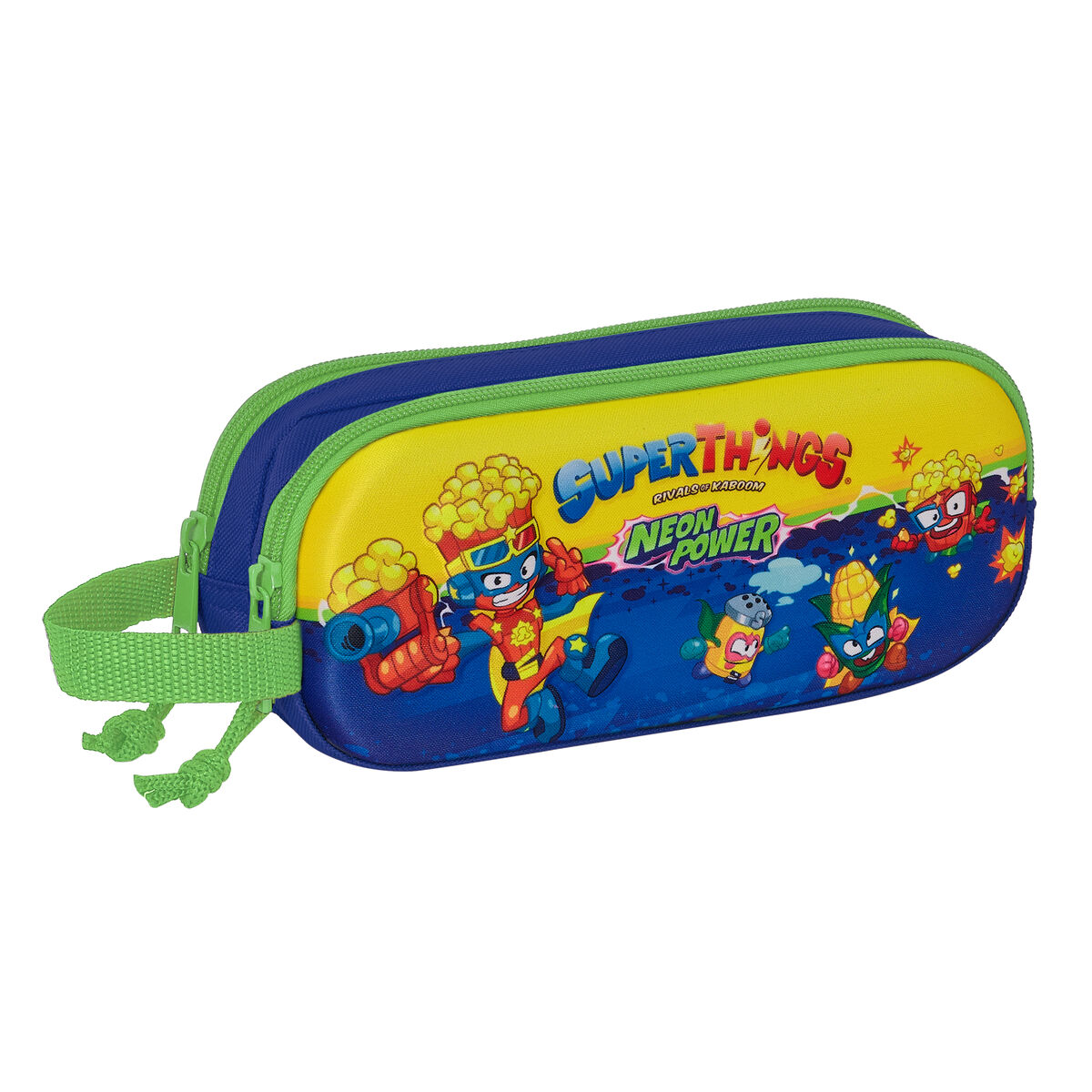 Dubbel bär-allt SuperThings 3D Multicolour 21 x 8 x 6 cm - 2