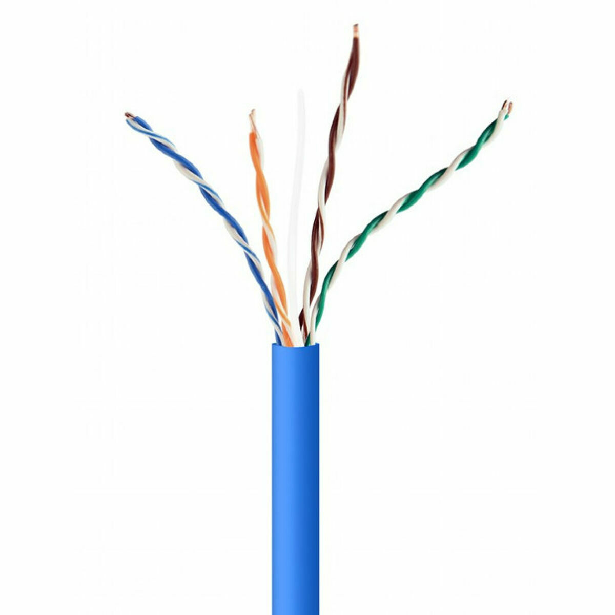 Nätkabel FTP Styv Kategori 5e GEMBIRD UPC-5004E-SOL-B Blå 305 m