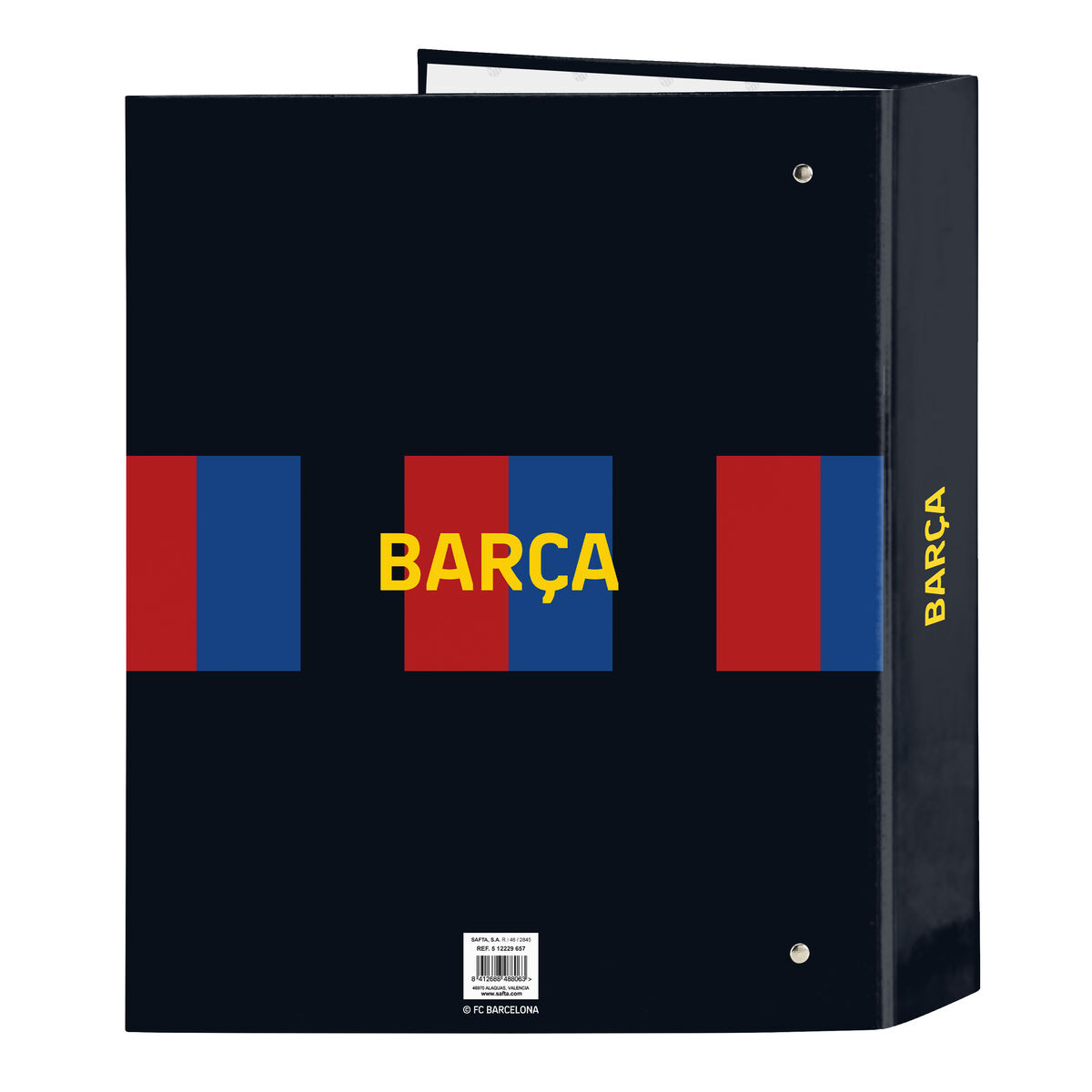 Ringpärm F.C. Barcelona Rödbrun Marinblå A4 27 x 33 x 6 cm - 4