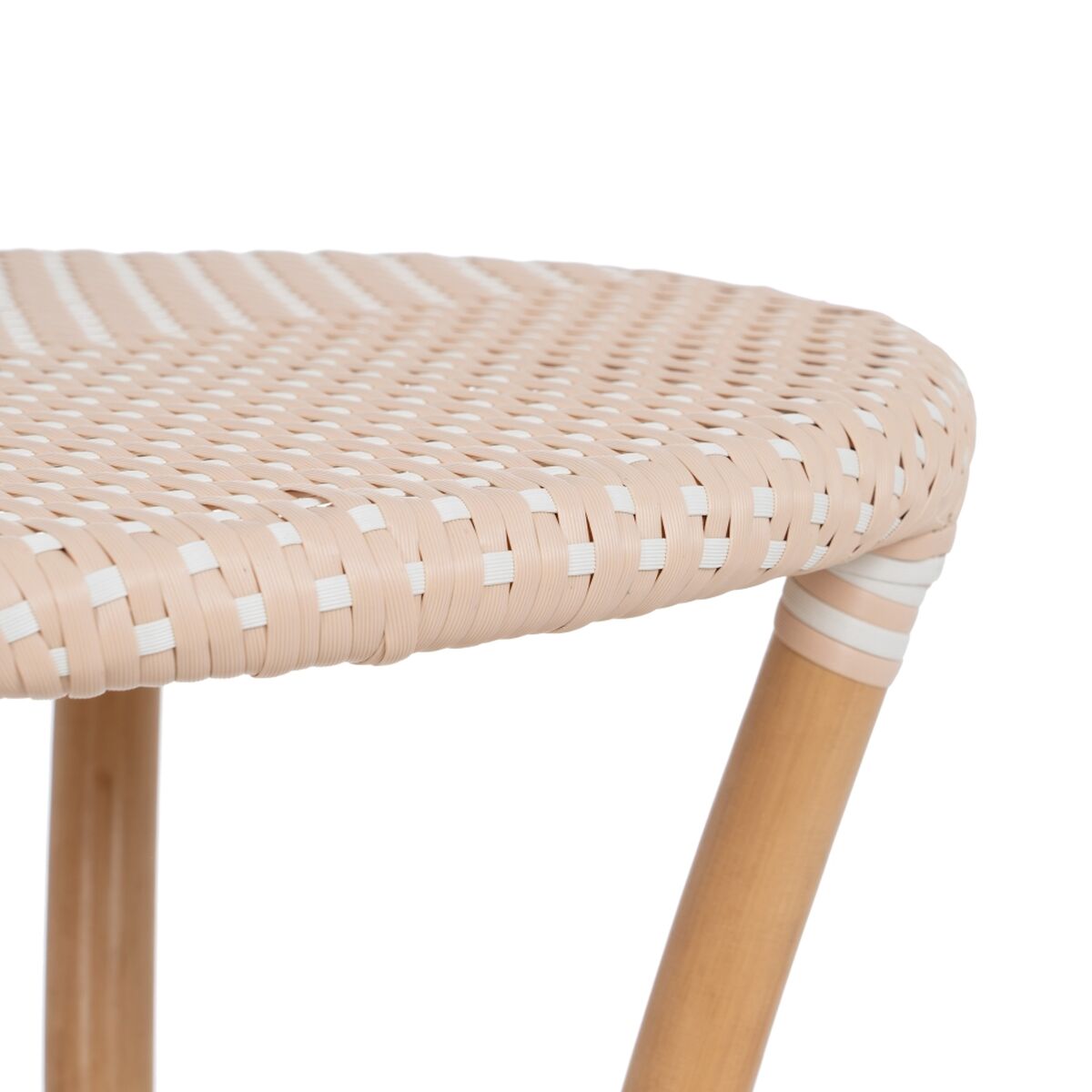 Sidobord 50 x 50 x 67 cm Naturell Beige Rattan - 10