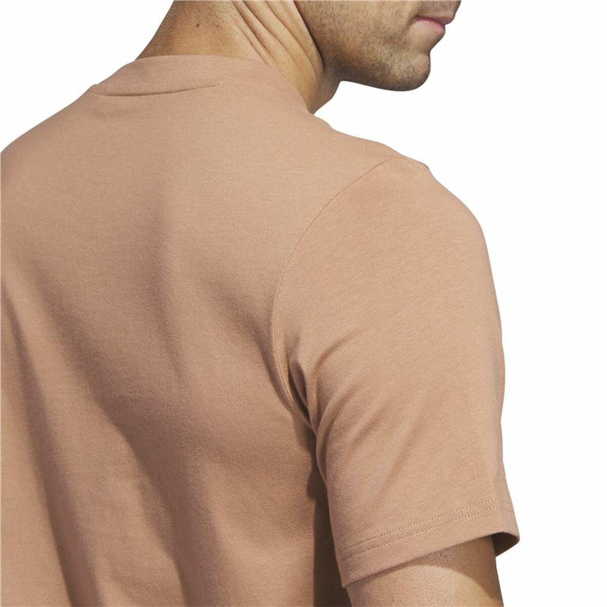 T-shirt med kortärm Herr Adidas Lounge Brun - 7