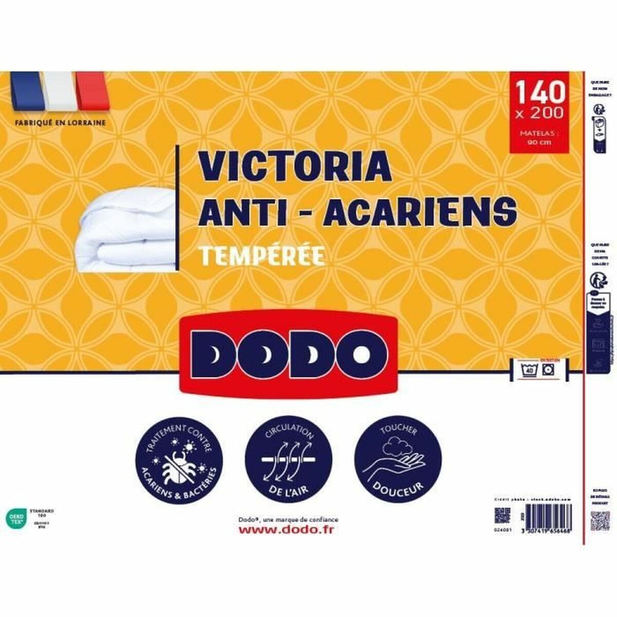 Täcke DODO Victoria Vit 140 x 200 cm - 5