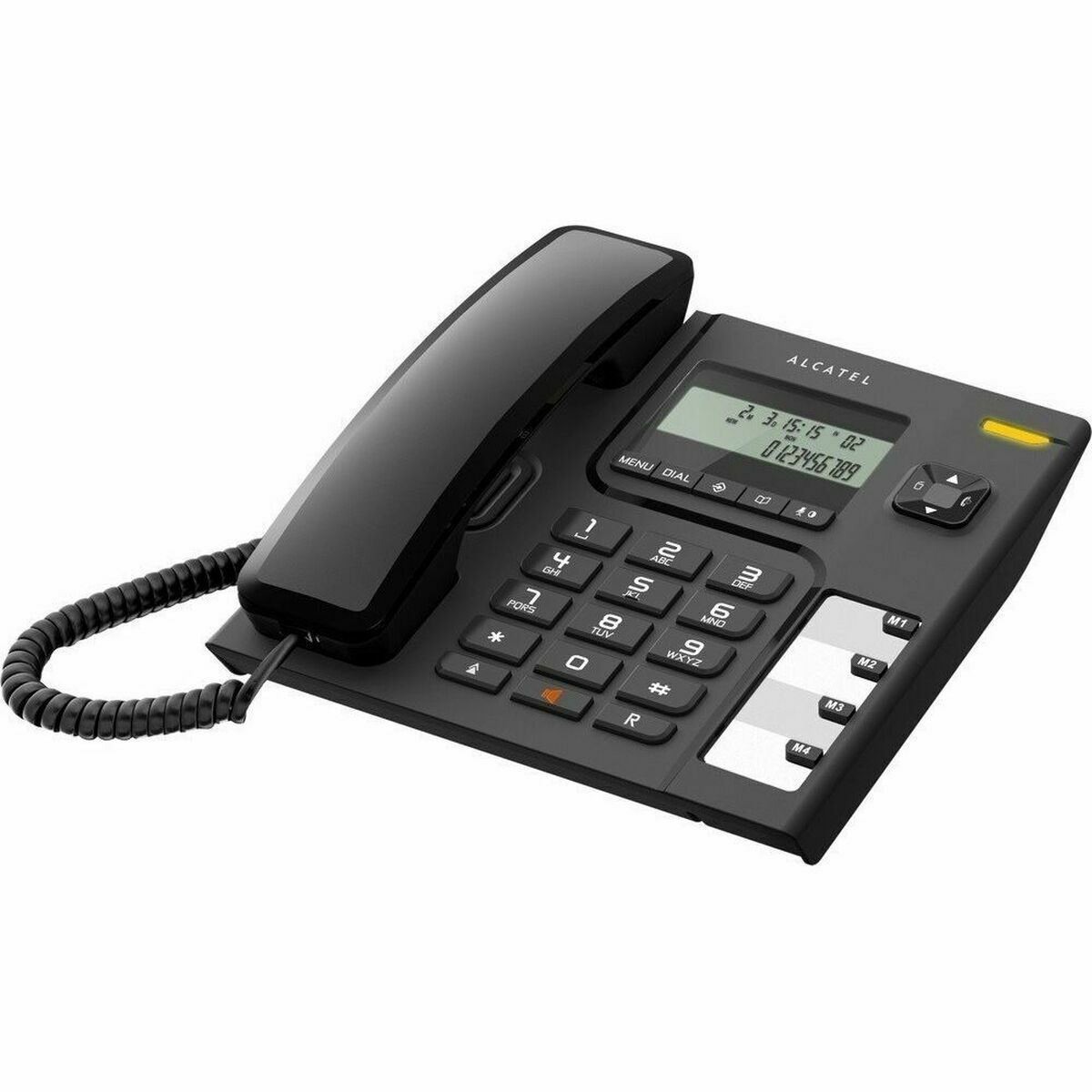 Markkabeltelefon Alcatel T56 Svart