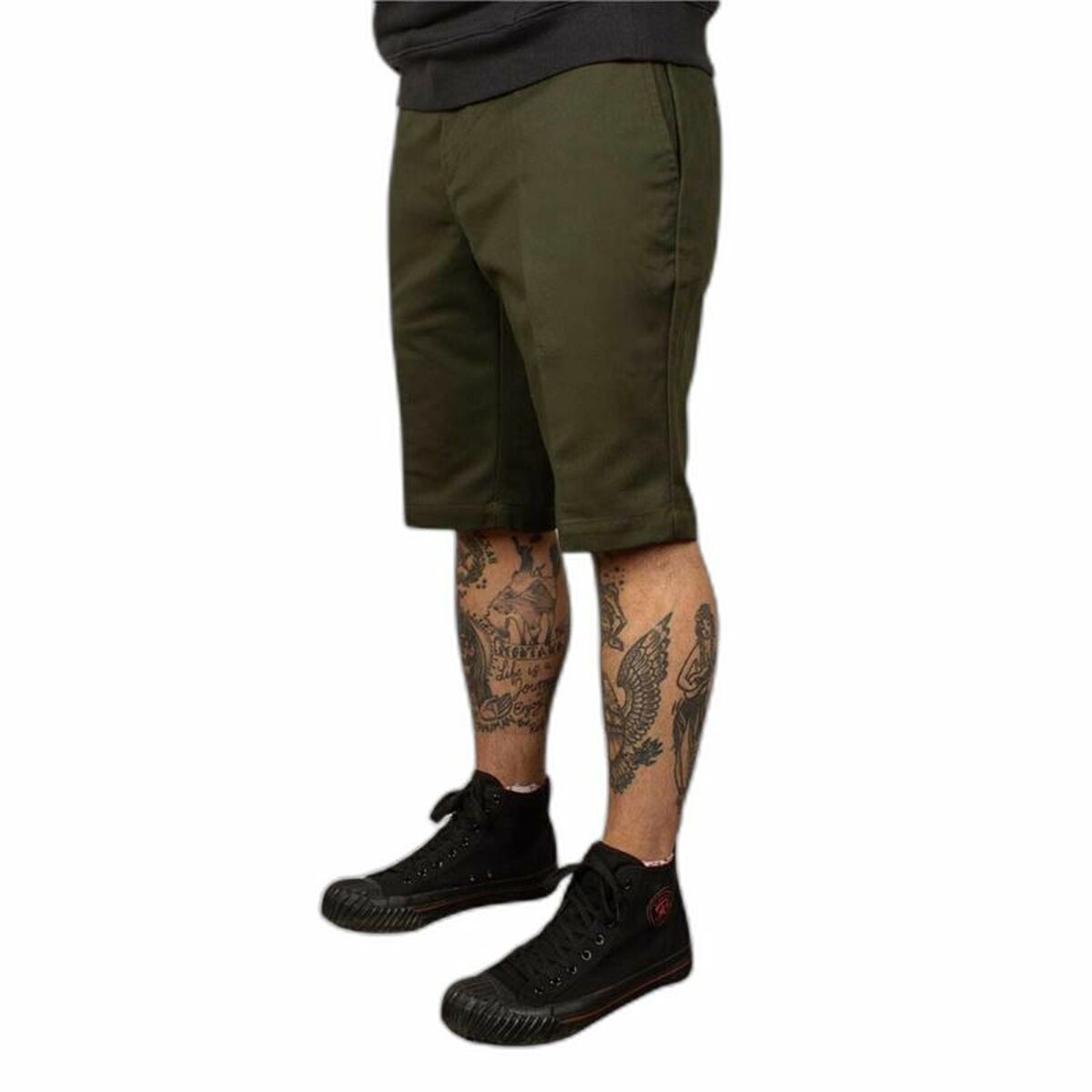 Kort byxa Dickies Slim Fit Rec Grön Oliv - 4