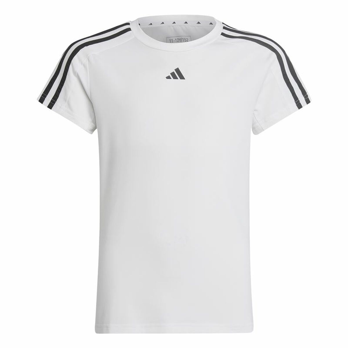 T-shirt med kortärm Unisex Adidas Training Essentials 3S Vit