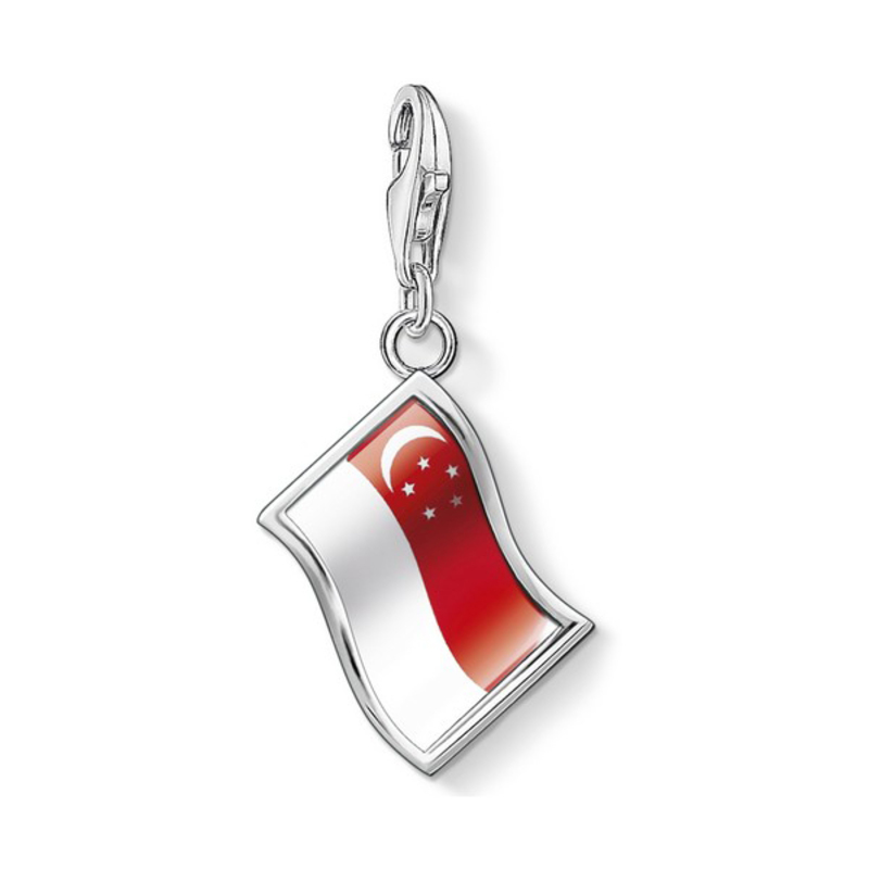 Dampärlor Thomas Sabo 1210-603-10 Röd Silvrig (1 cm) - 3