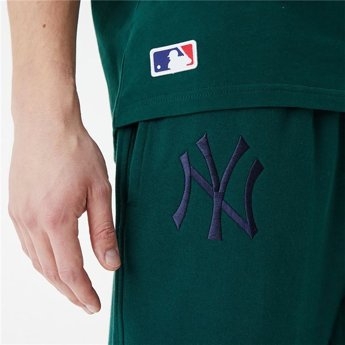Byxor för vuxna New Era League Essentials New York Mörkgrön Män - 2