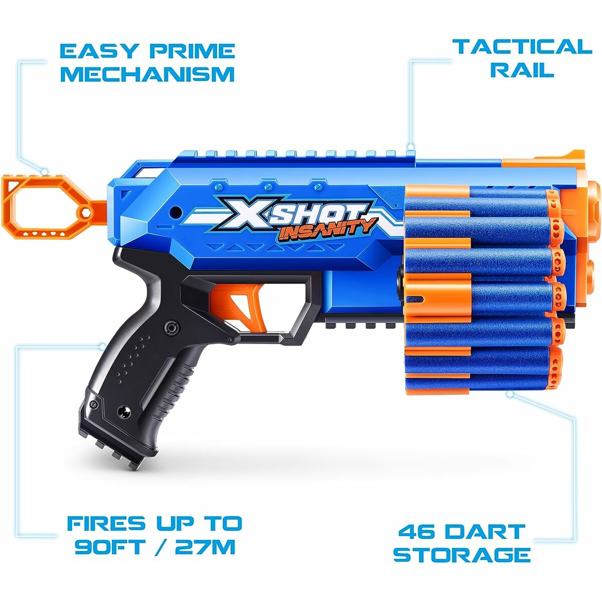 Pistol med Pilar X-Shot Insanity- Manic - 4