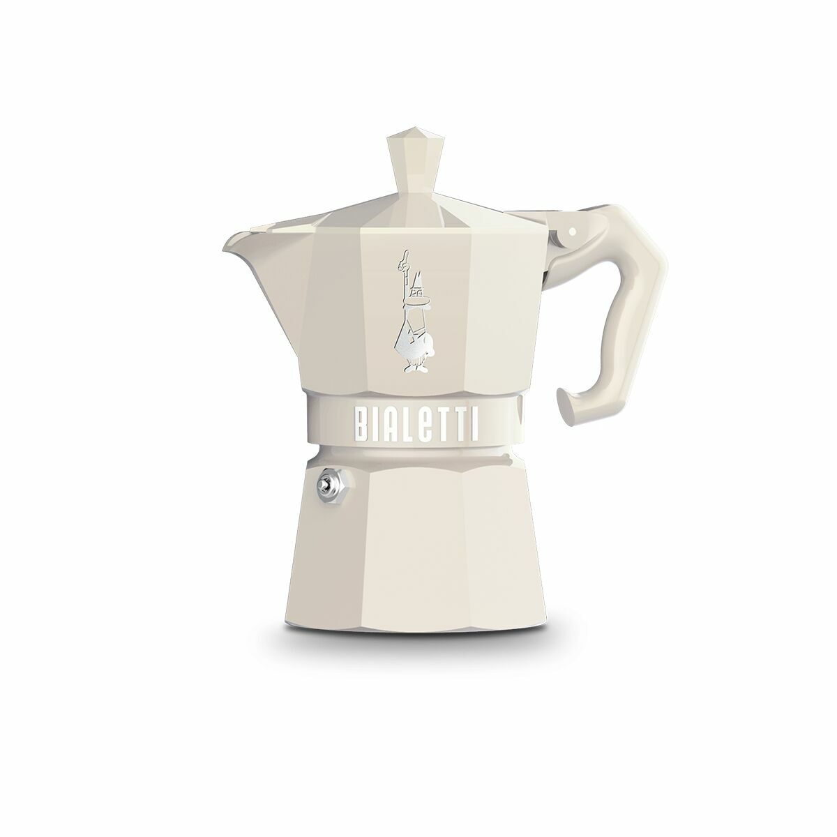 Italiensk Kaffepanna Bialetti MOKA EXCLUSIVE CREAM 3T Kräm Aluminium 3 Csészék