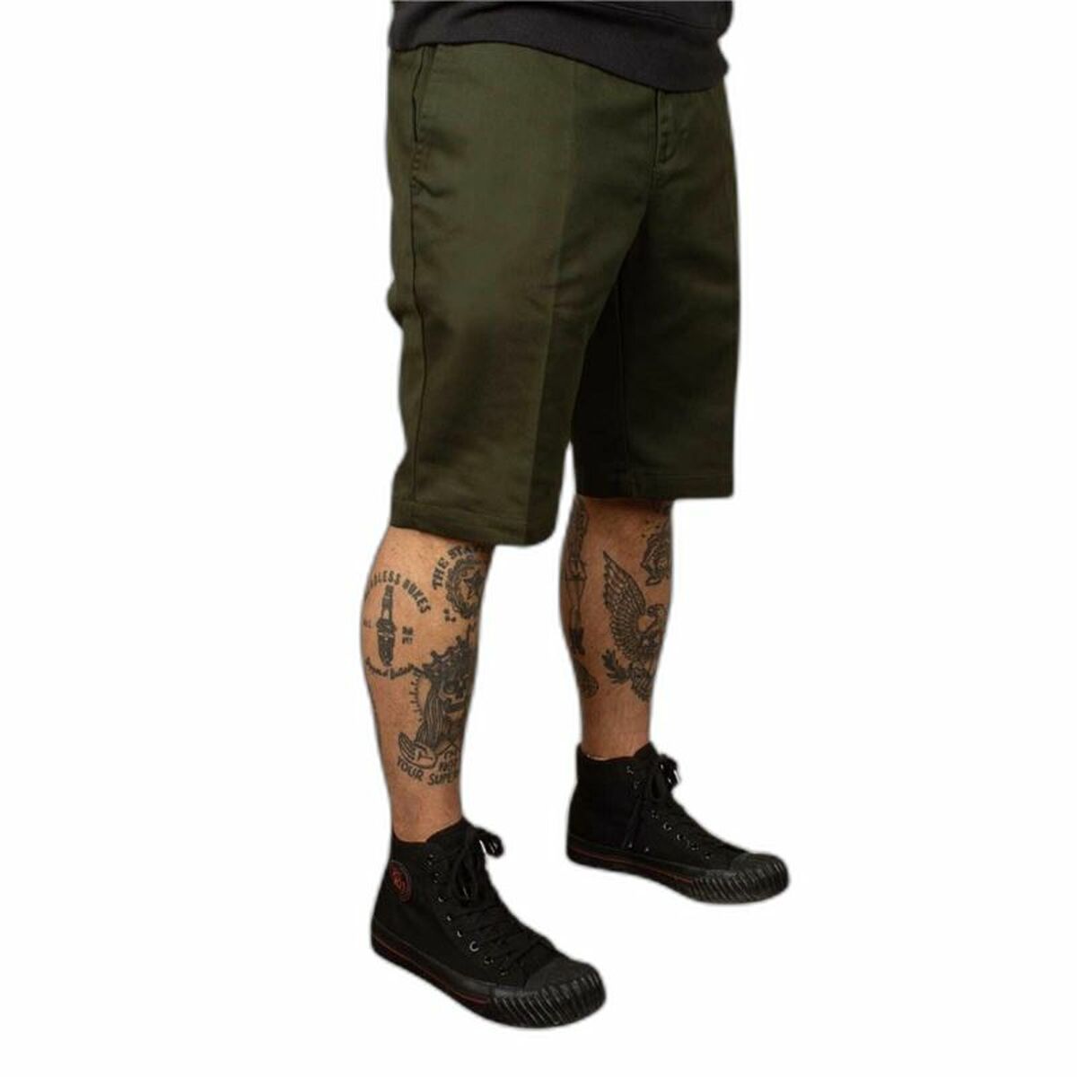 Kort byxa Dickies Slim Fit Rec Grön Oliv - 3