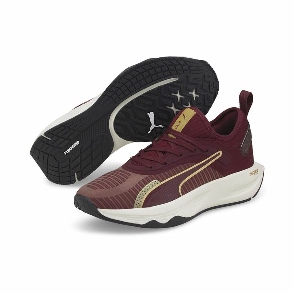 Gymnastiksko, Dam Puma XX Deco Glam Mörkröd - 8