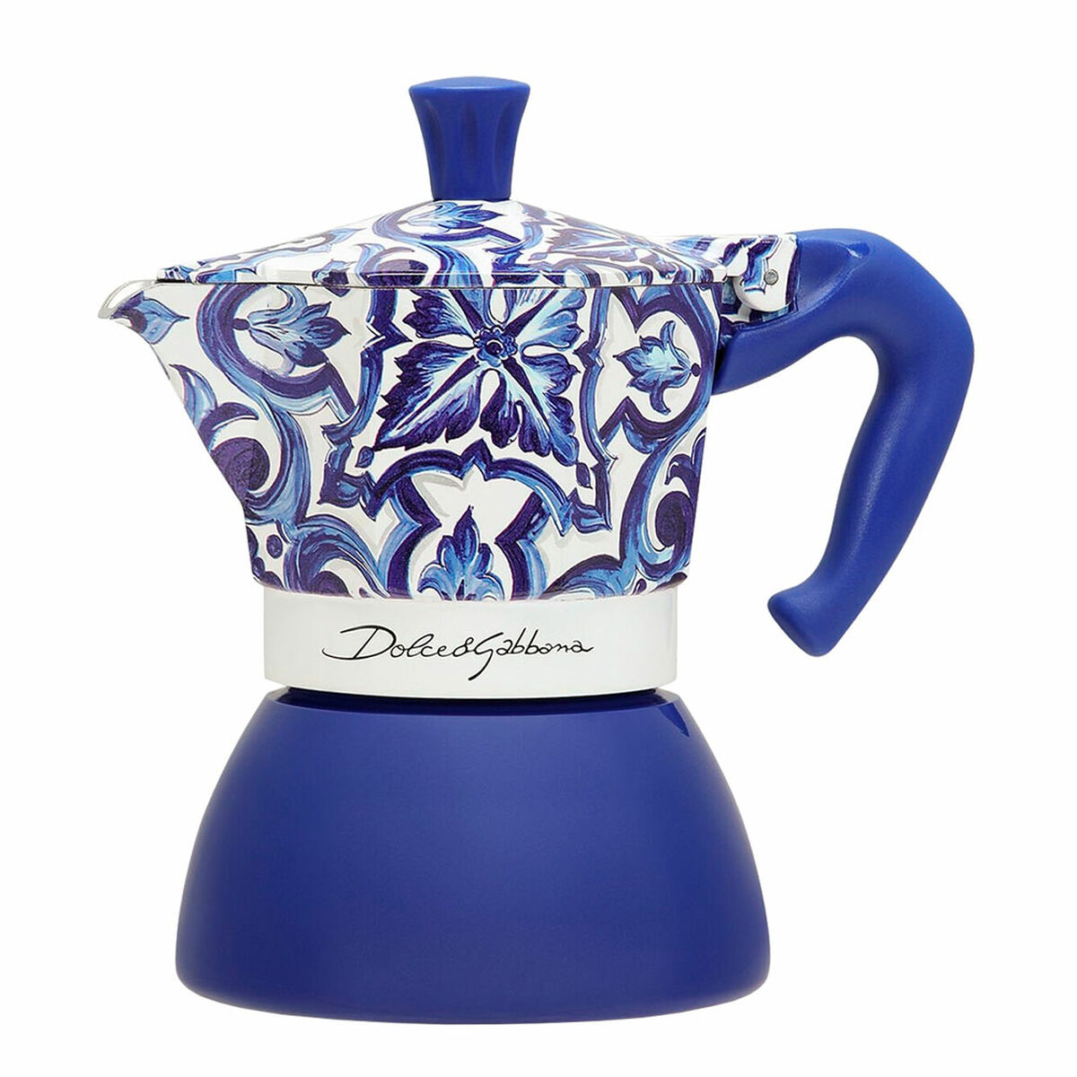 Italiensk Kaffepanna Bialetti D&G BLU MEDI 4T 150 ml Blå Rostfritt stål 4 Csészék - 2