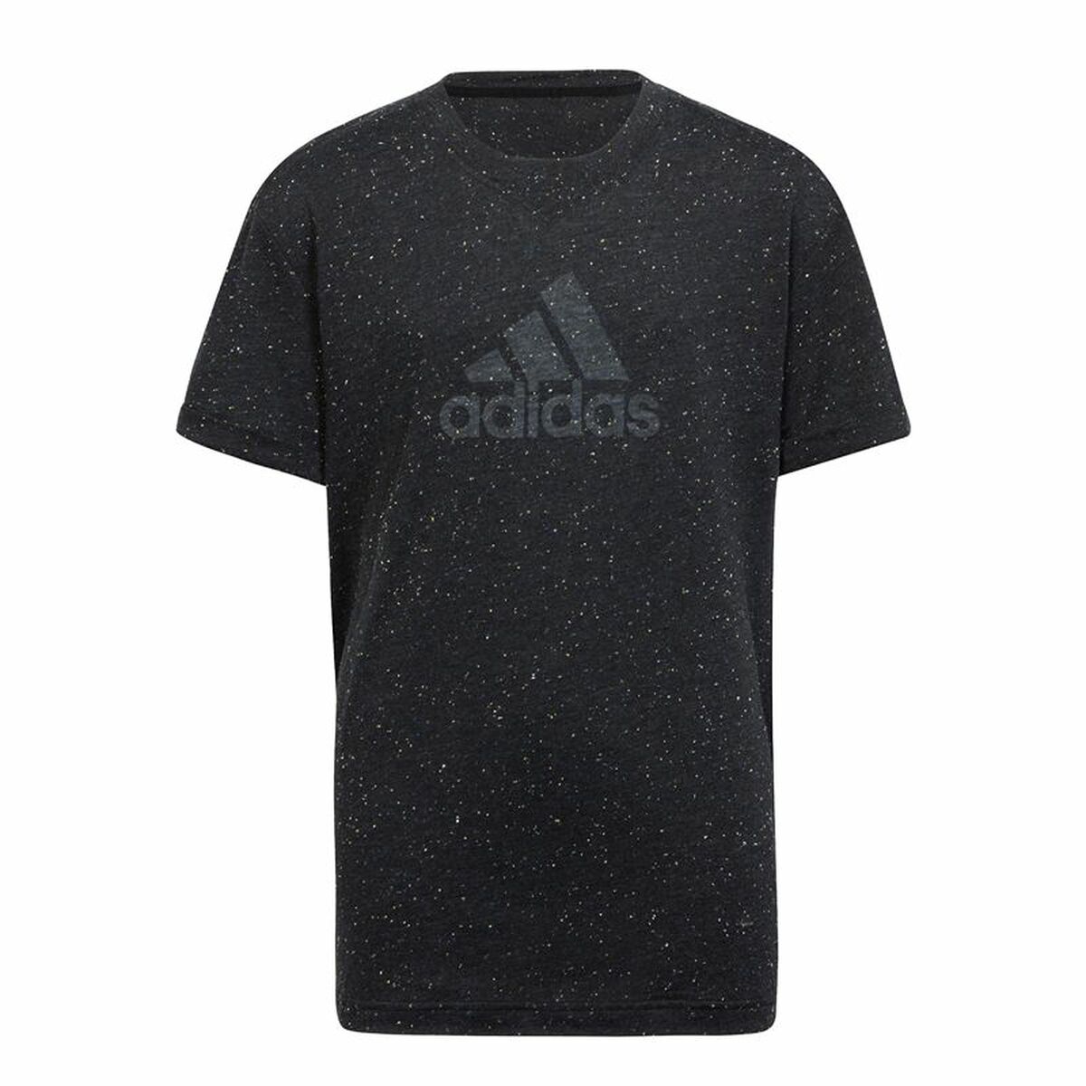 Barn T-shirt med kortärm Adidas Svart
