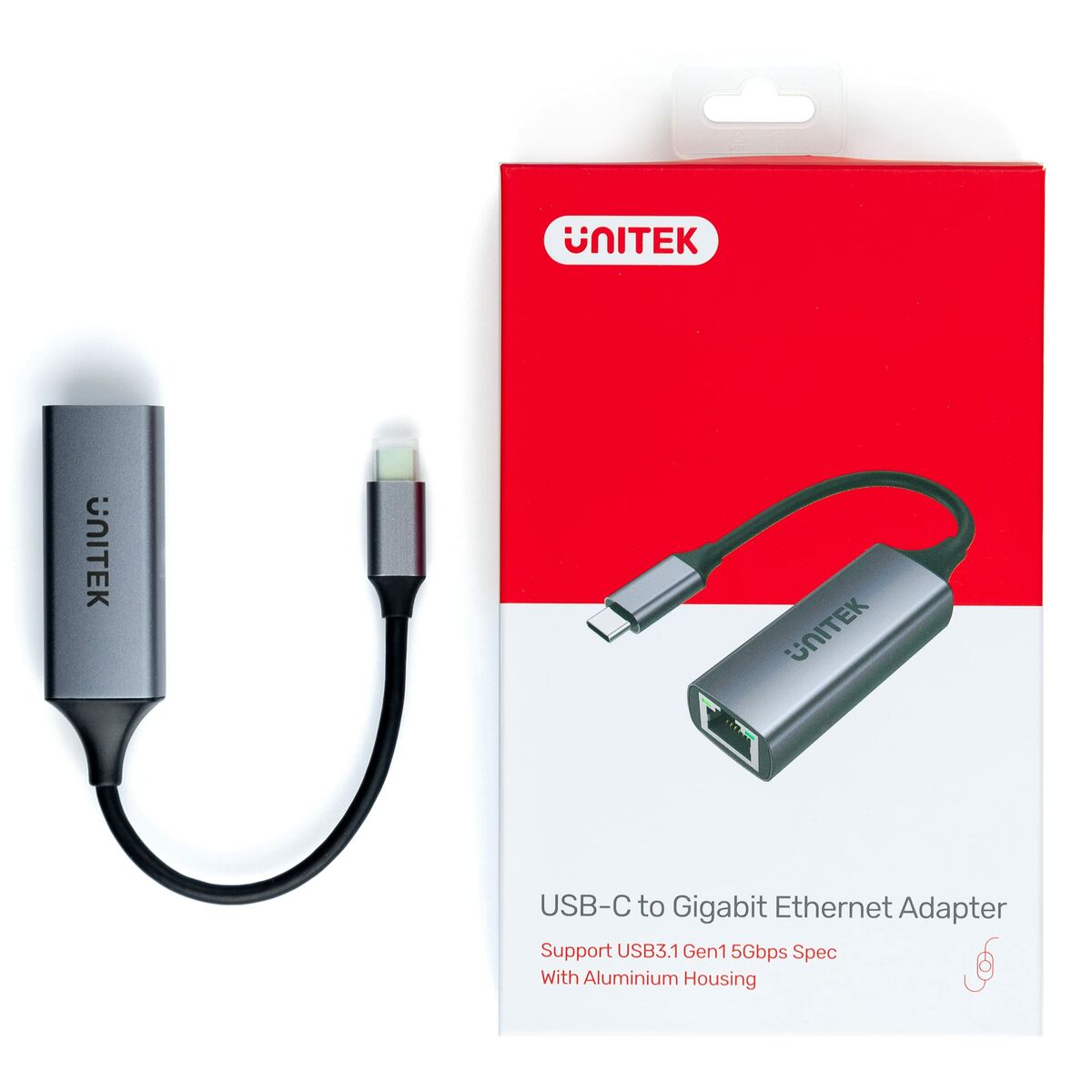 USB till Ethernet Adapter Unitek U1312A 50 cm - 5
