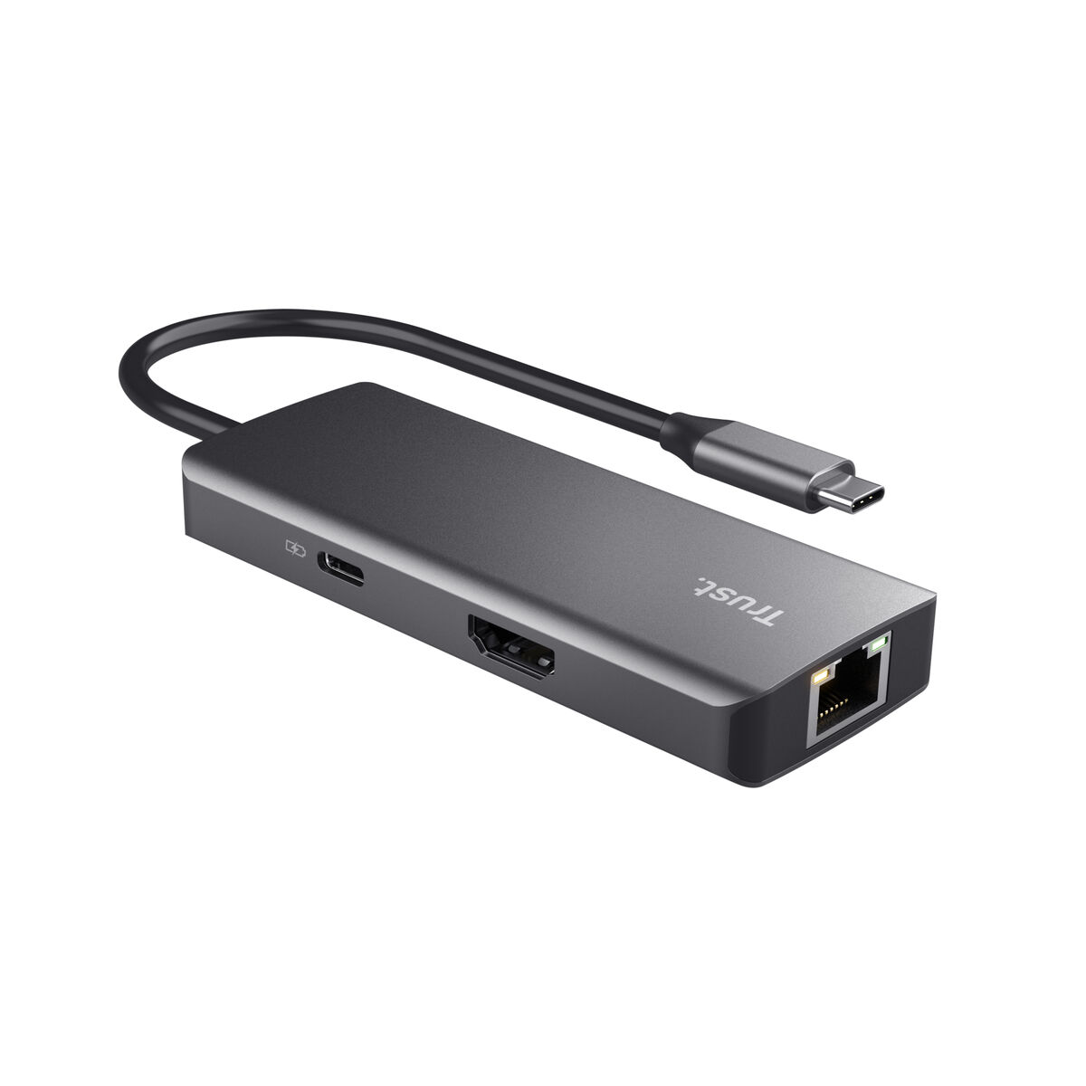 USB-HUB Trust 24968 Silvrig (1 antal)