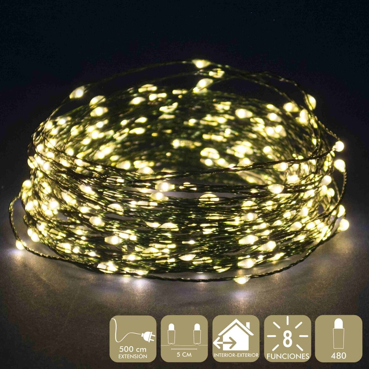 LED-krans Varmvit 15 X 8 X 9 CM - 2